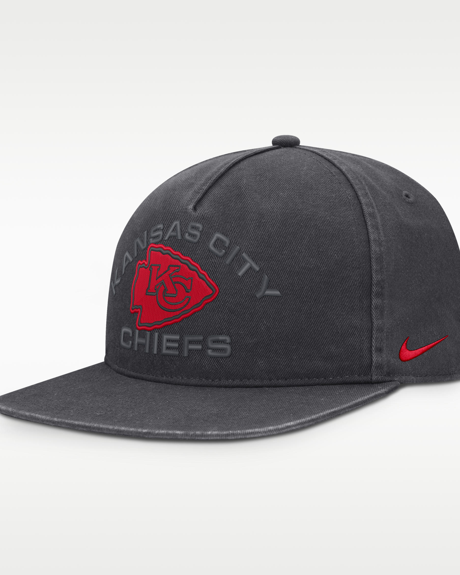 Kansas City Chiefs Primetime Pro Men's Nike NFL Adjustable Hat - Anthracite