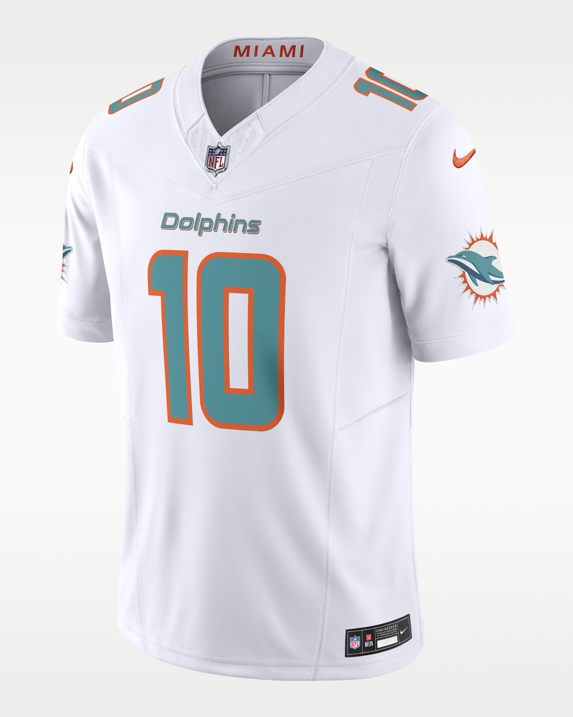 Jersey de fútbol americano Nike Dri-FIT de la NFL Limited para hombre Tyreek Hill Miami Dolphins - Blanco