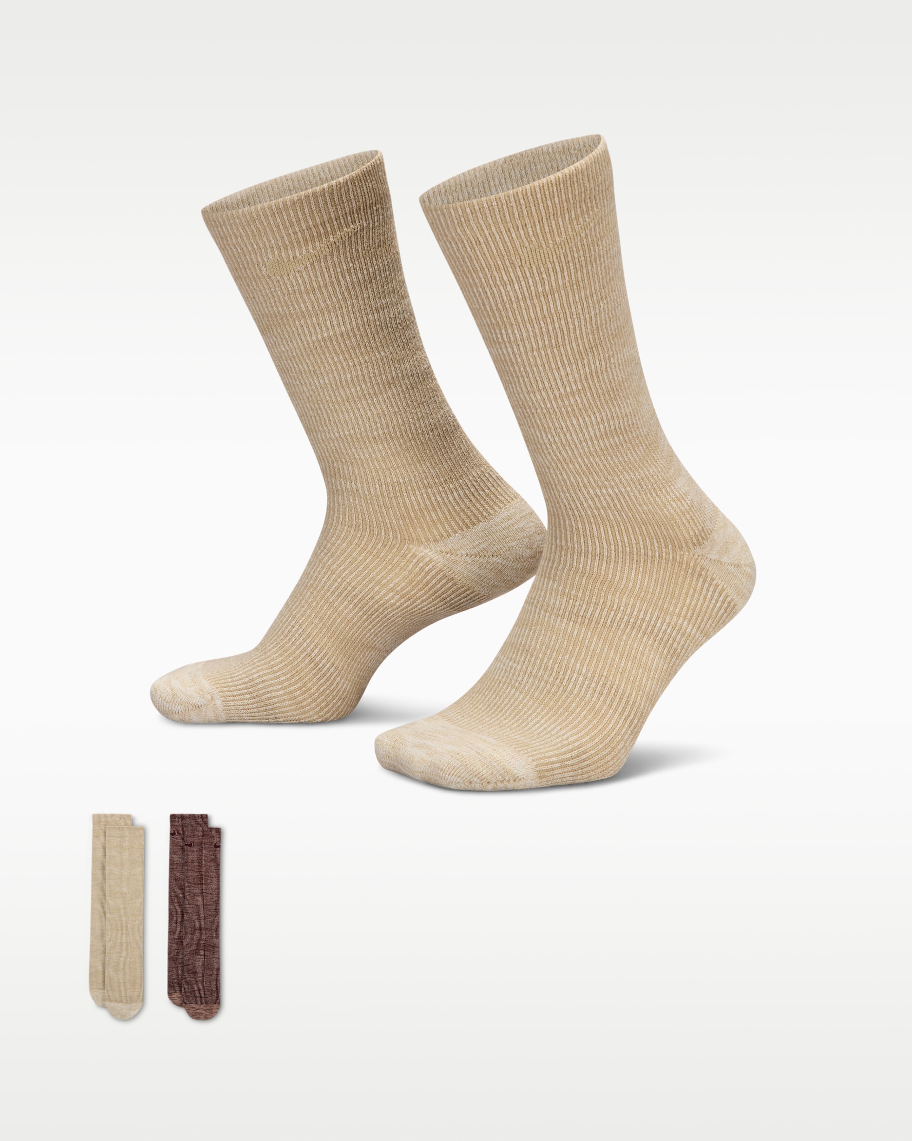 Nike Everyday Cushioned Crew Socks (2 Pairs) - Multi-Colour