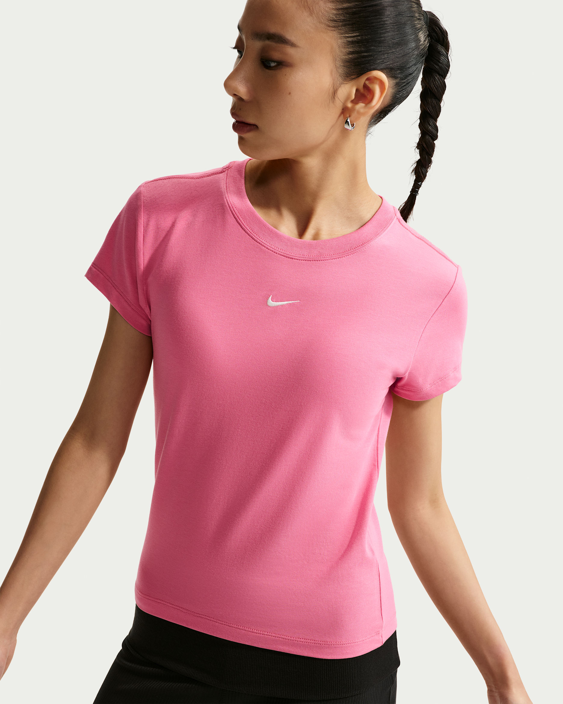Nike Sportswear Chill Knit Women's T-shirt - Peony/Sail
