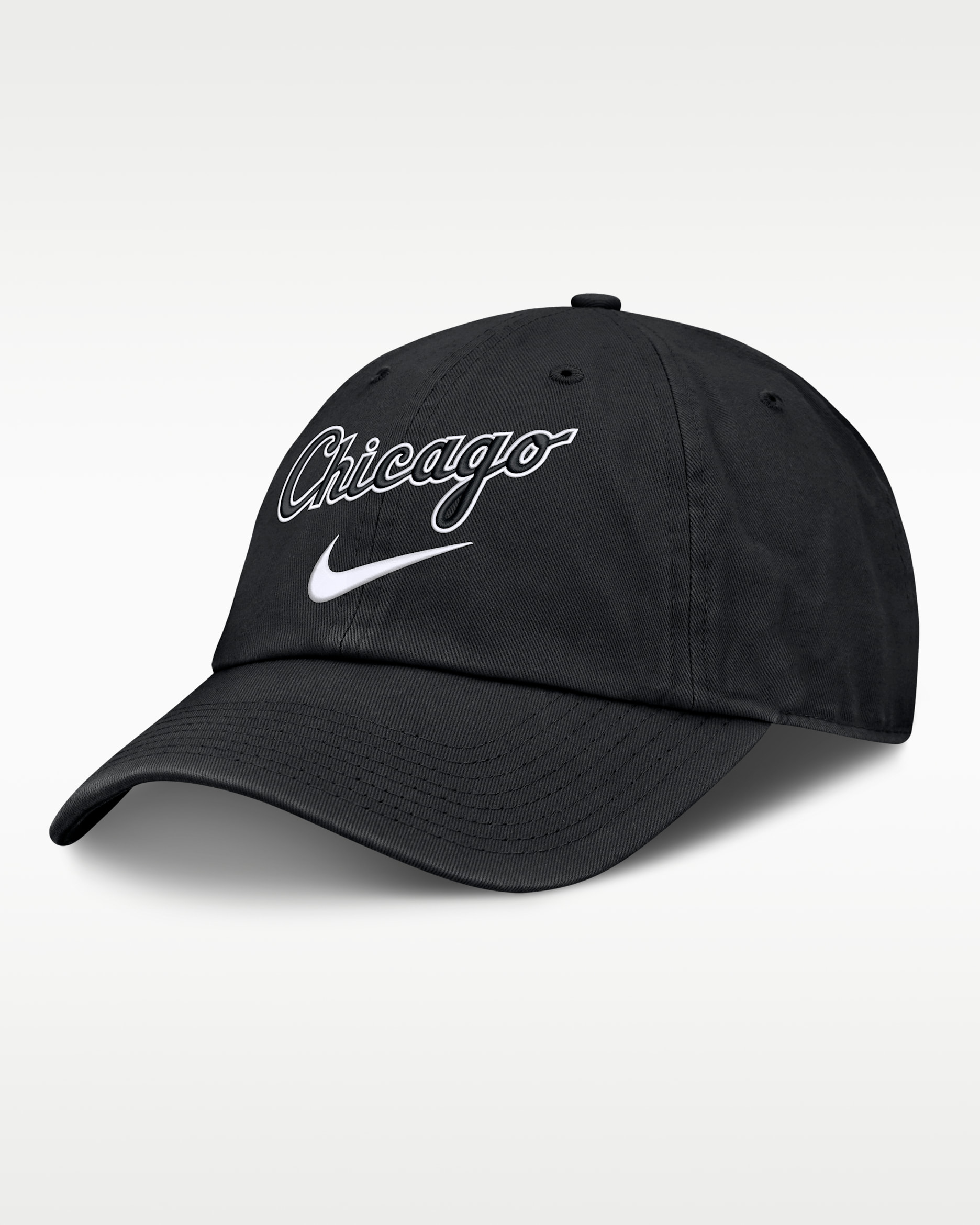 Chicago White Sox Primetime Club Men's Nike MLB Unstructured Adjustable Hat - Black