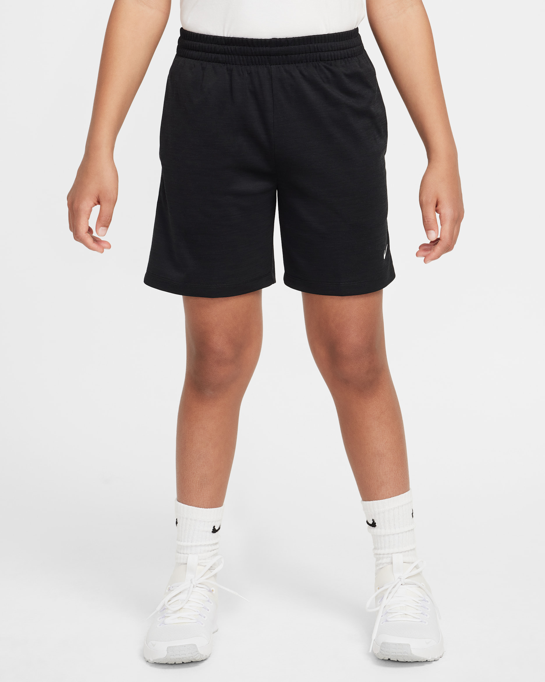 Shorts Dri-FIT para niños talla grande Nike Multi - Negro/Negro/Negro/Blanco