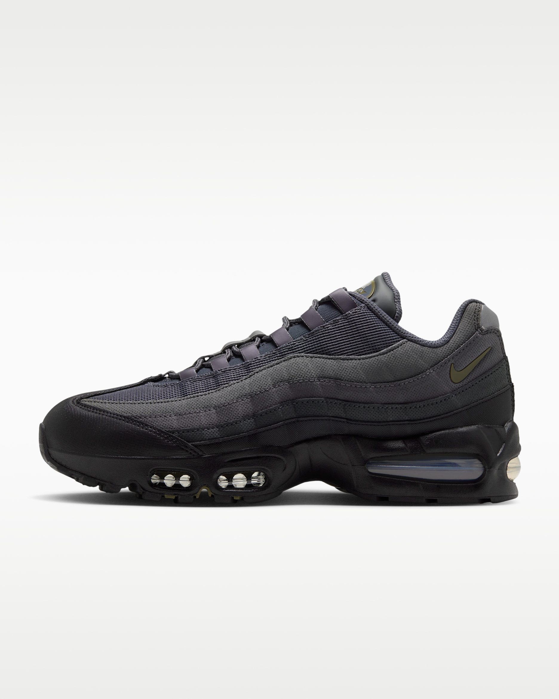 Nike Air Max 95 Older Bubble Men's Shoes - Iron Grey/Black/Iron Ore/Medium Olive