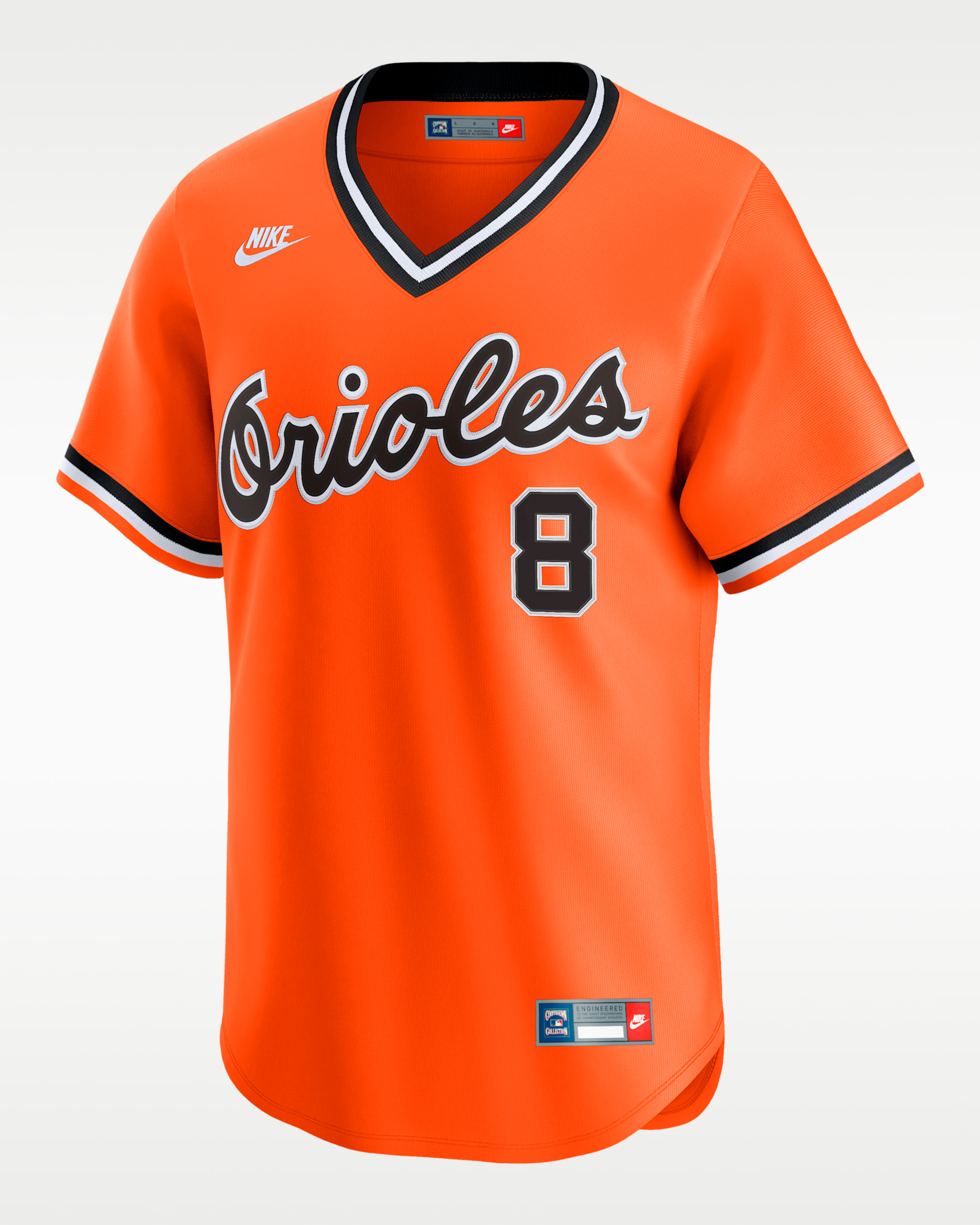 Jersey Nike Dri-FIT ADV de la MLB Limited para hombre Cal Ripken Sr. Baltimore Orioles Cooperstown - Naranja