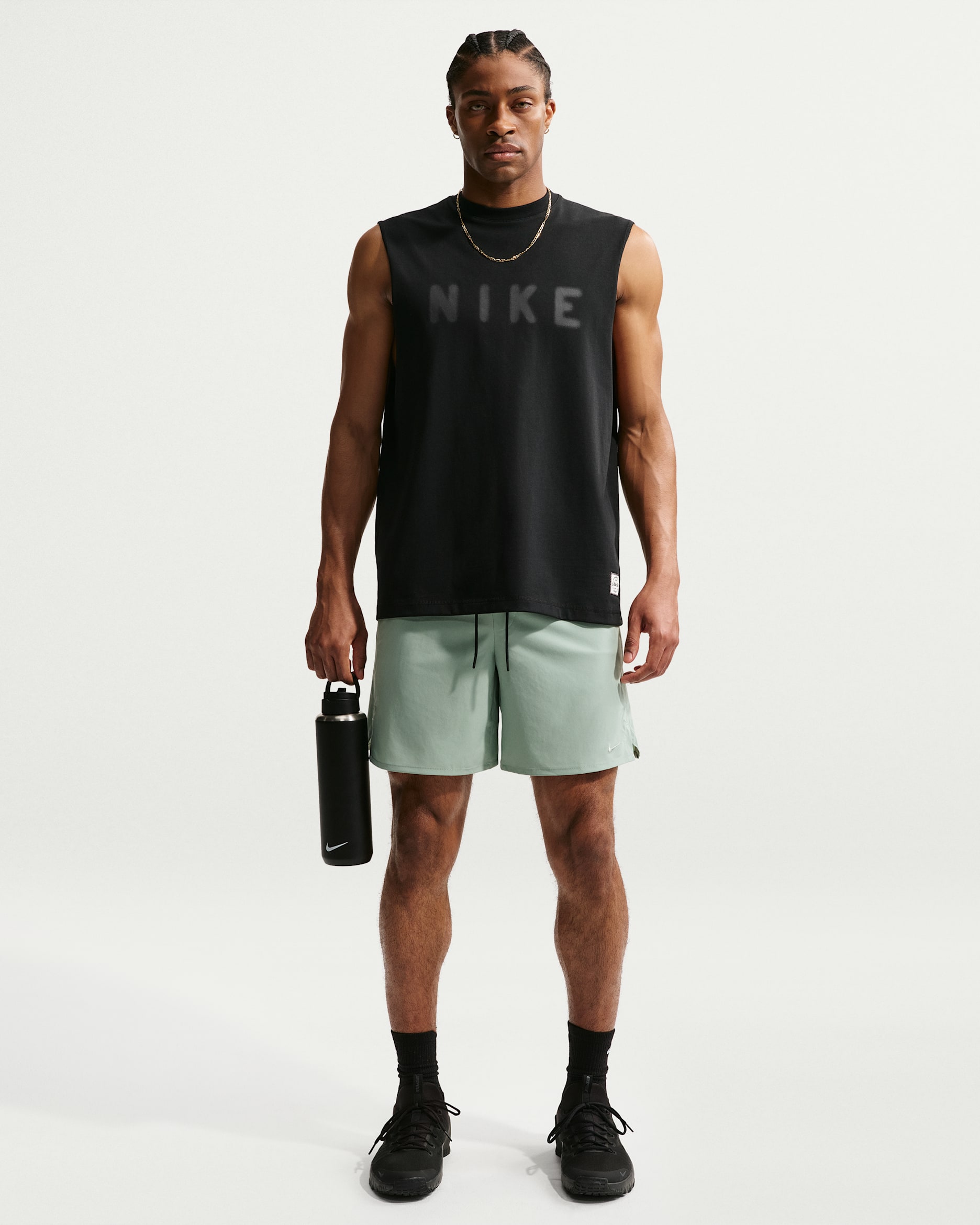 Nike Unlimited Men's Dri-FIT 7" Unlined Versatile Shorts - Steam/Black/Steam