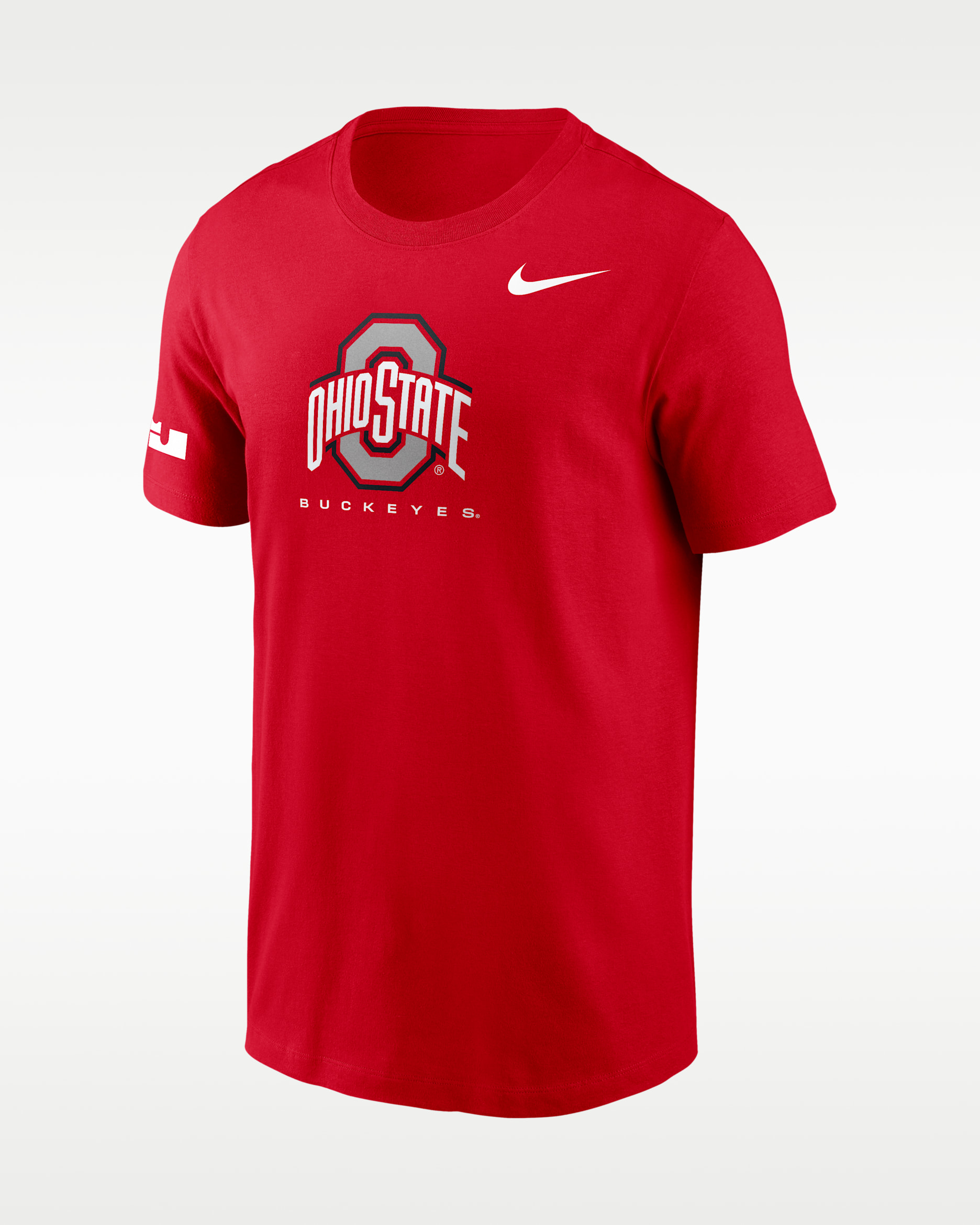 Ohio State Courtside Men's Nike Dri-FIT College T-Shirt - Scarlet