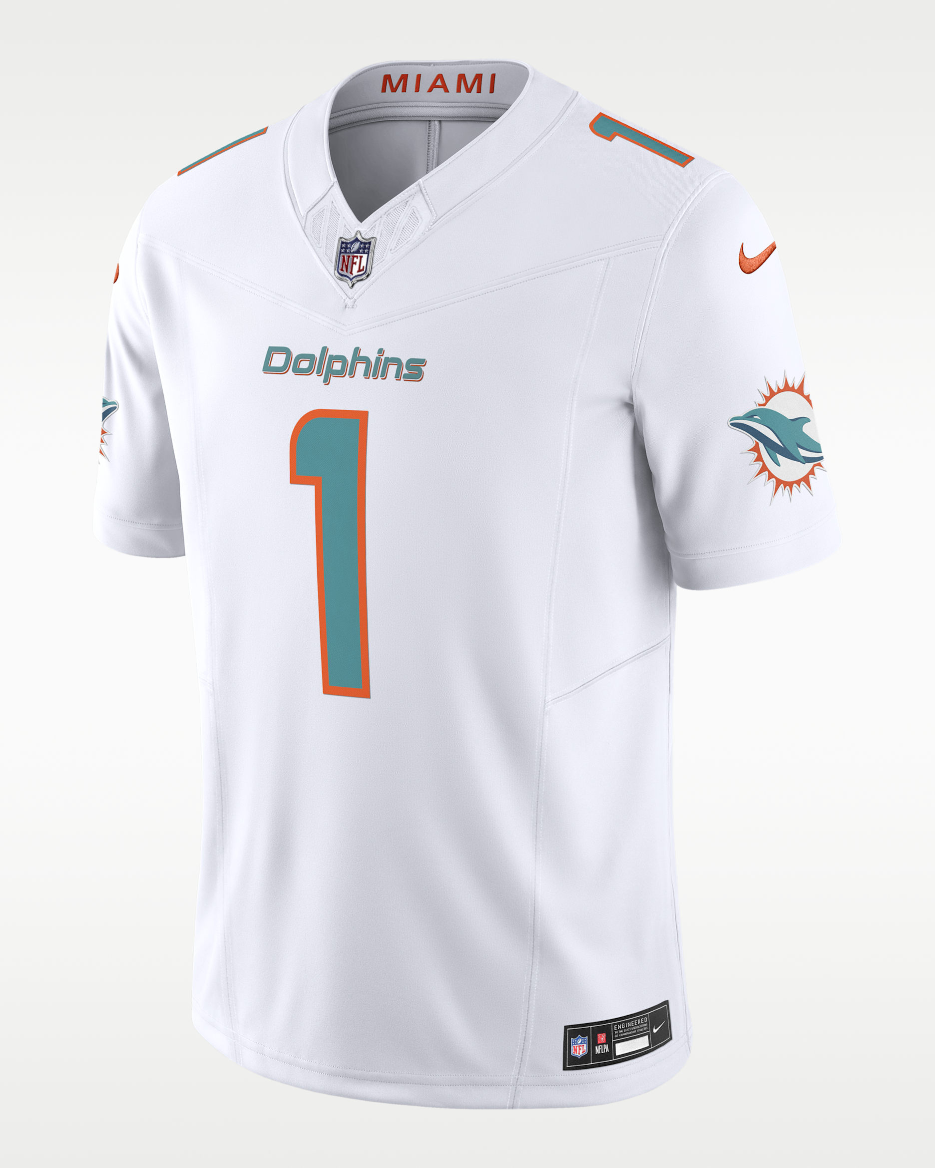Jersey de fútbol americano Nike Dri-FIT de la NFL Limited para hombre Tua Tagovailoa Miami Dolphins - Blanco