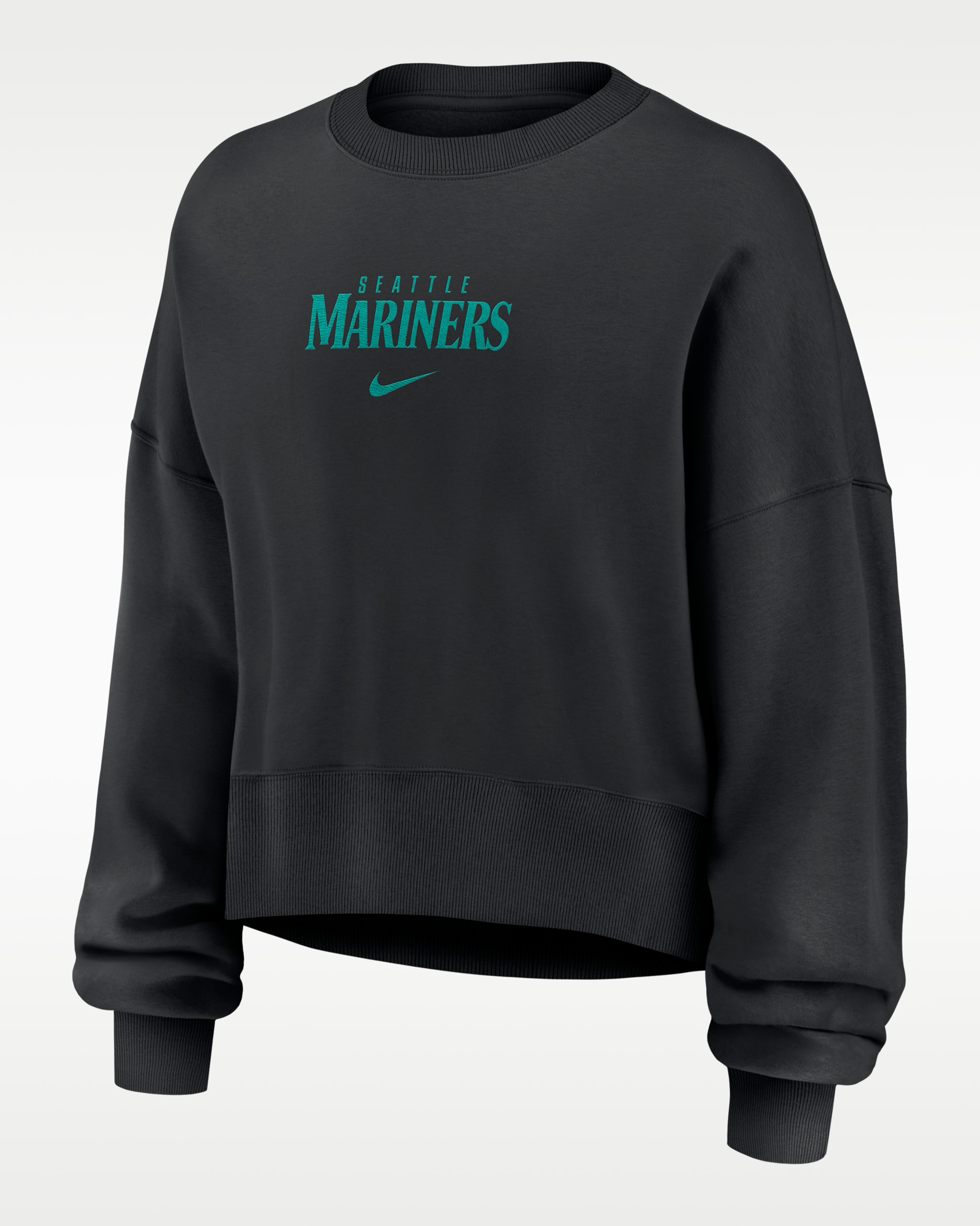Seattle Mariners Women's Nike MLB Pullover Crew - Black
