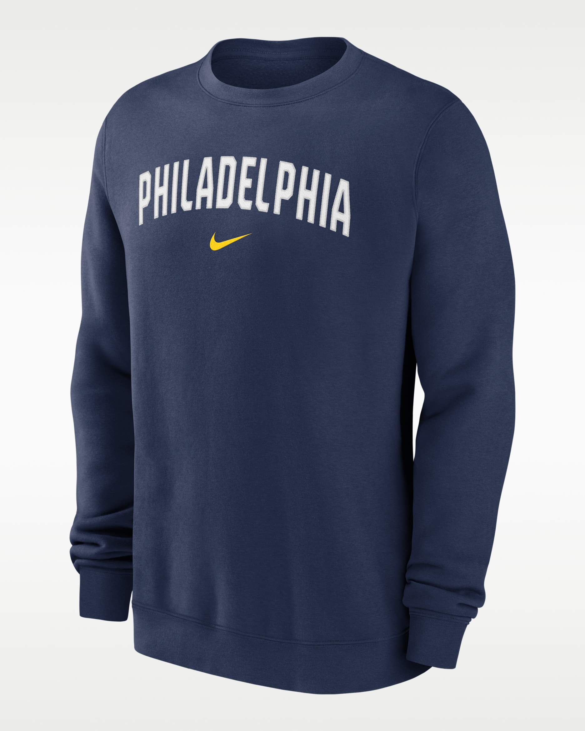 Philadelphia Phillies 2-Hit Men's Nike MLB Pullover Crew - Navy