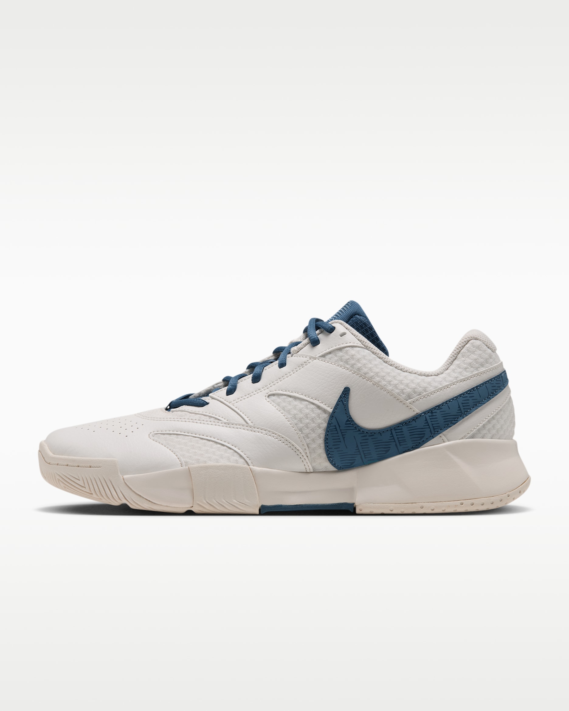 NikeCourt Lite 4 Men's Tennis Shoes - Sail/New Slate/Smokey Blue