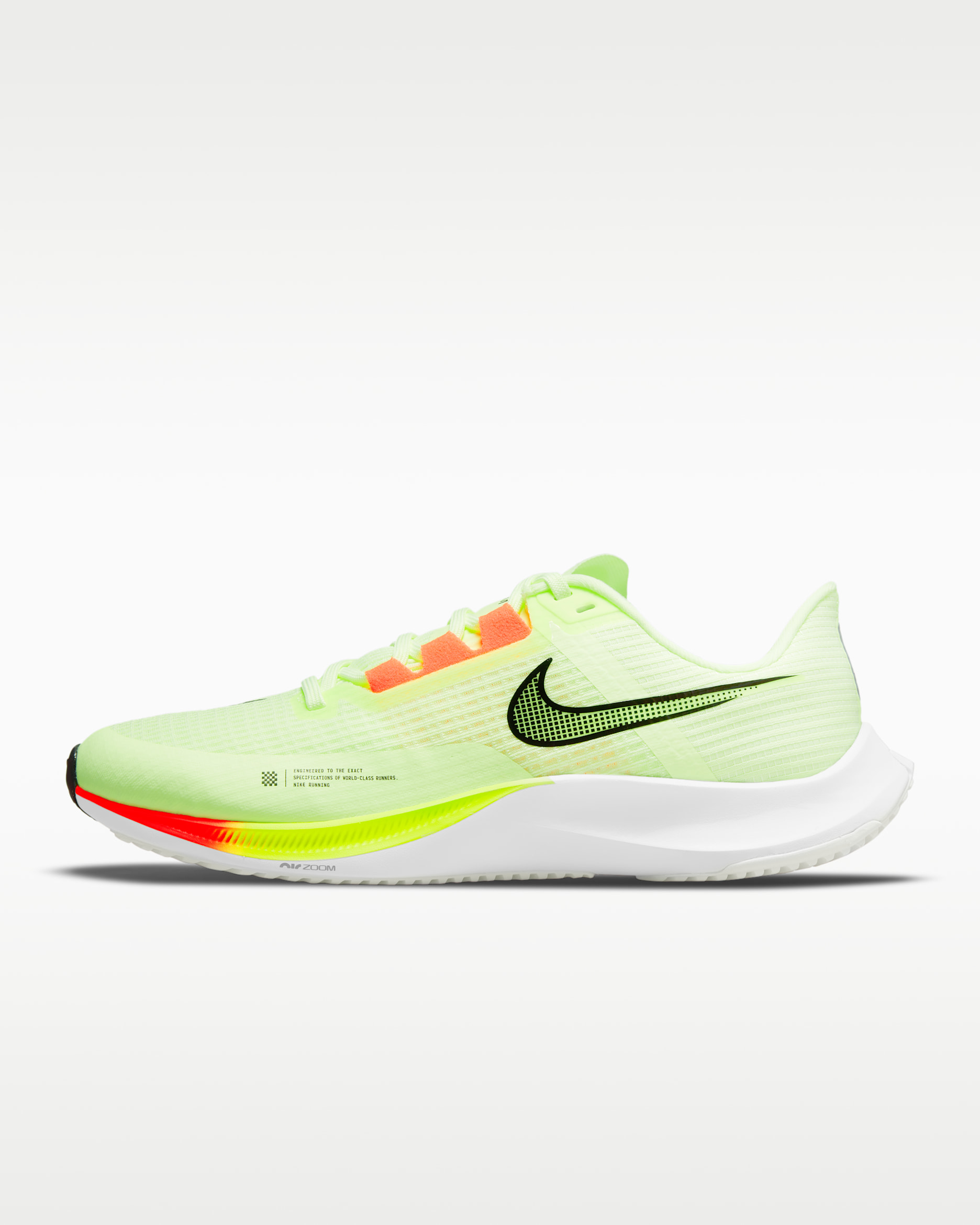 Nike Rival Fly 3 男款路跑競速鞋 - Barely Volt/Photon Dust/Hyper Orange/黑色