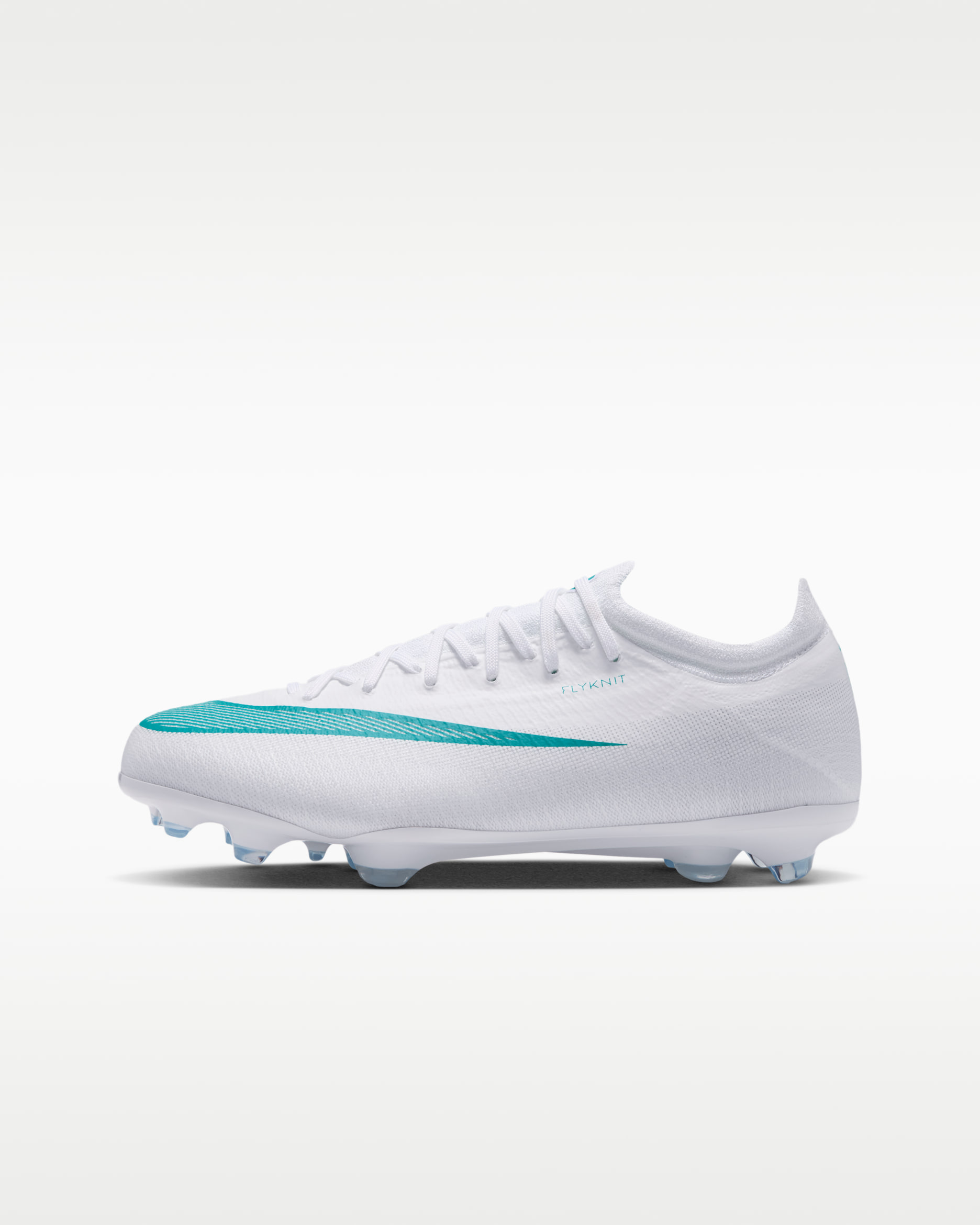 Nike Jr. Mercurial Vapor 17 Pro lav fotballsko til fast underlag til store barn - Hvit/Dusty Cactus