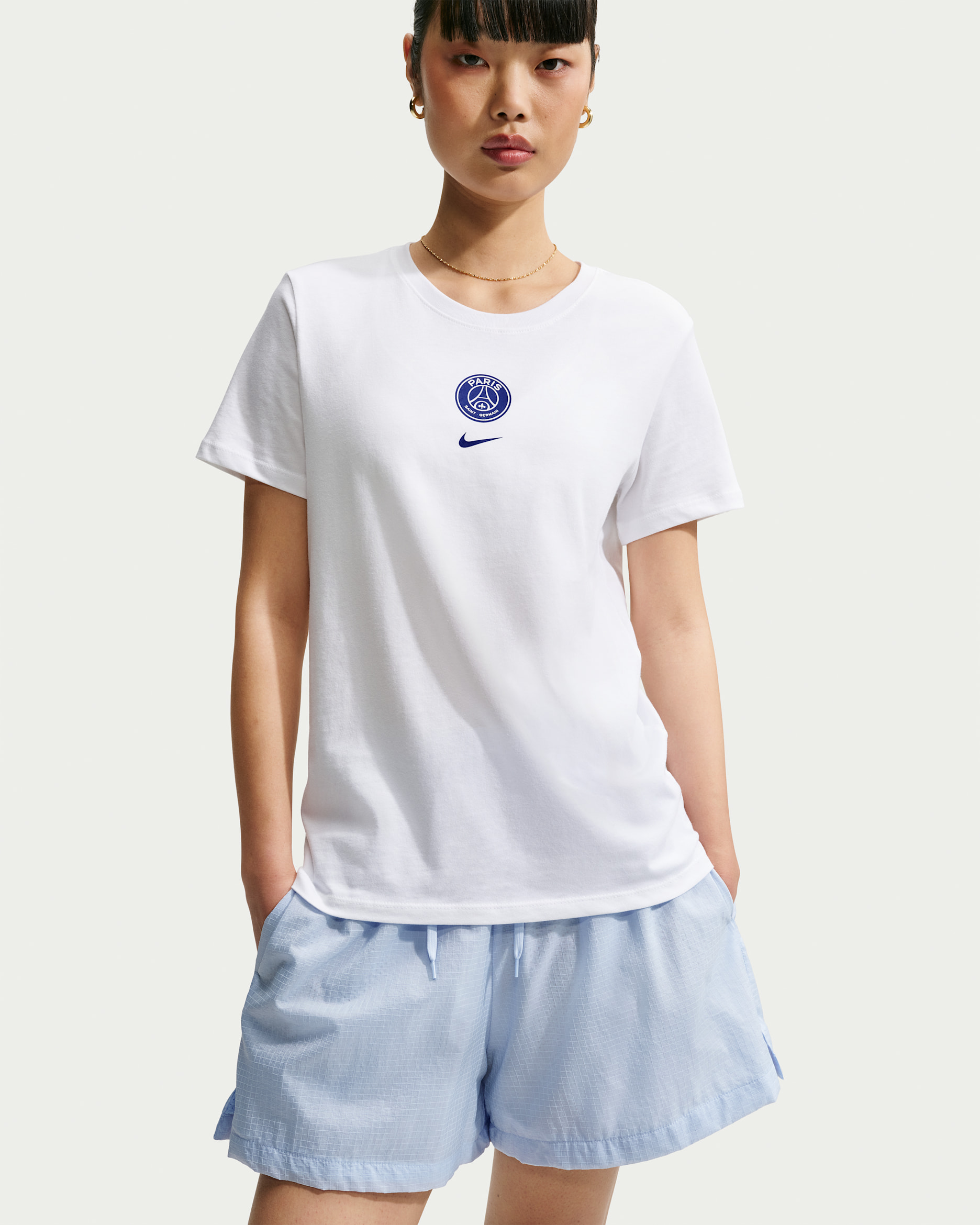T-shirt Nike Football Paris Saint-Germain pour femme - Blanc