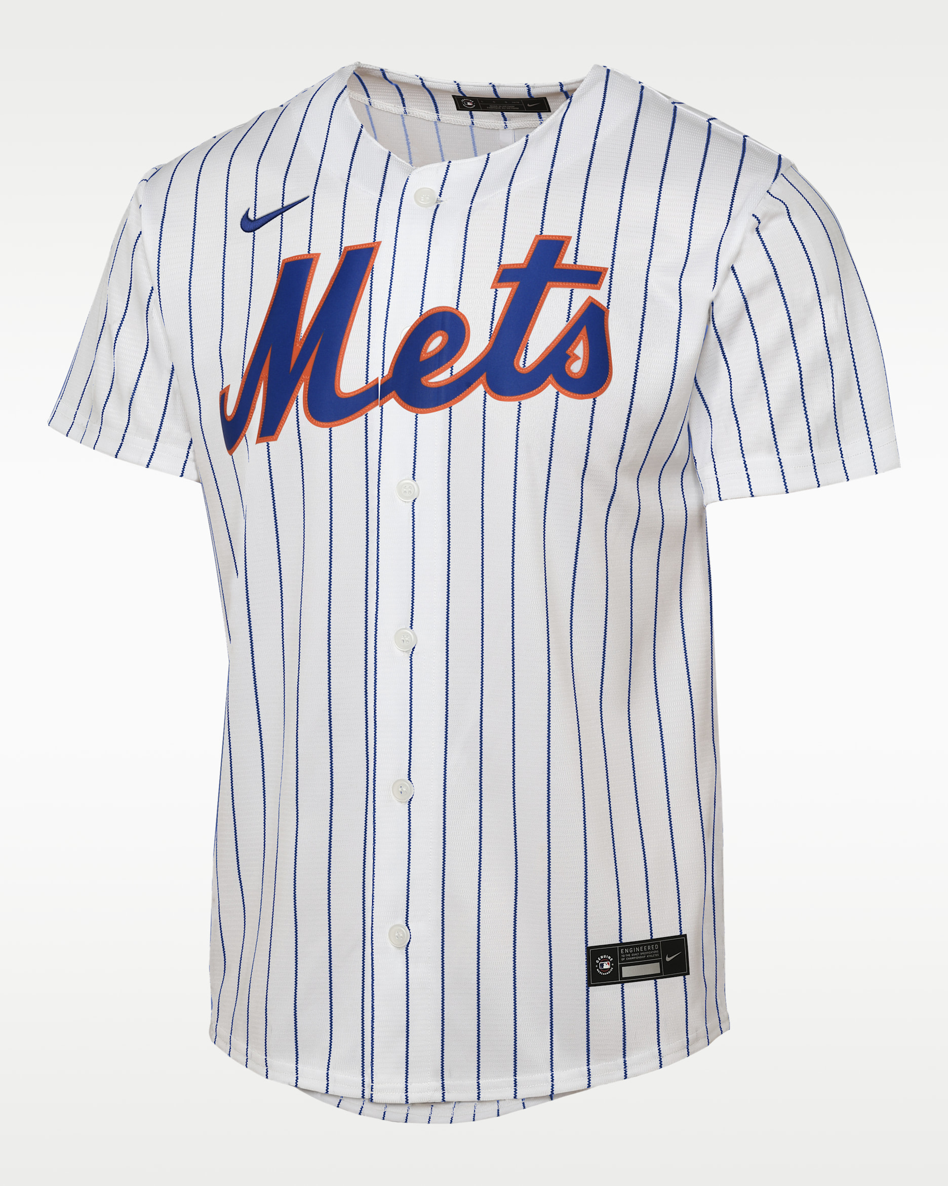 Francisco Lindor New York Mets Baseline Big Kids' Nike MLB Home Replica Jersey - White