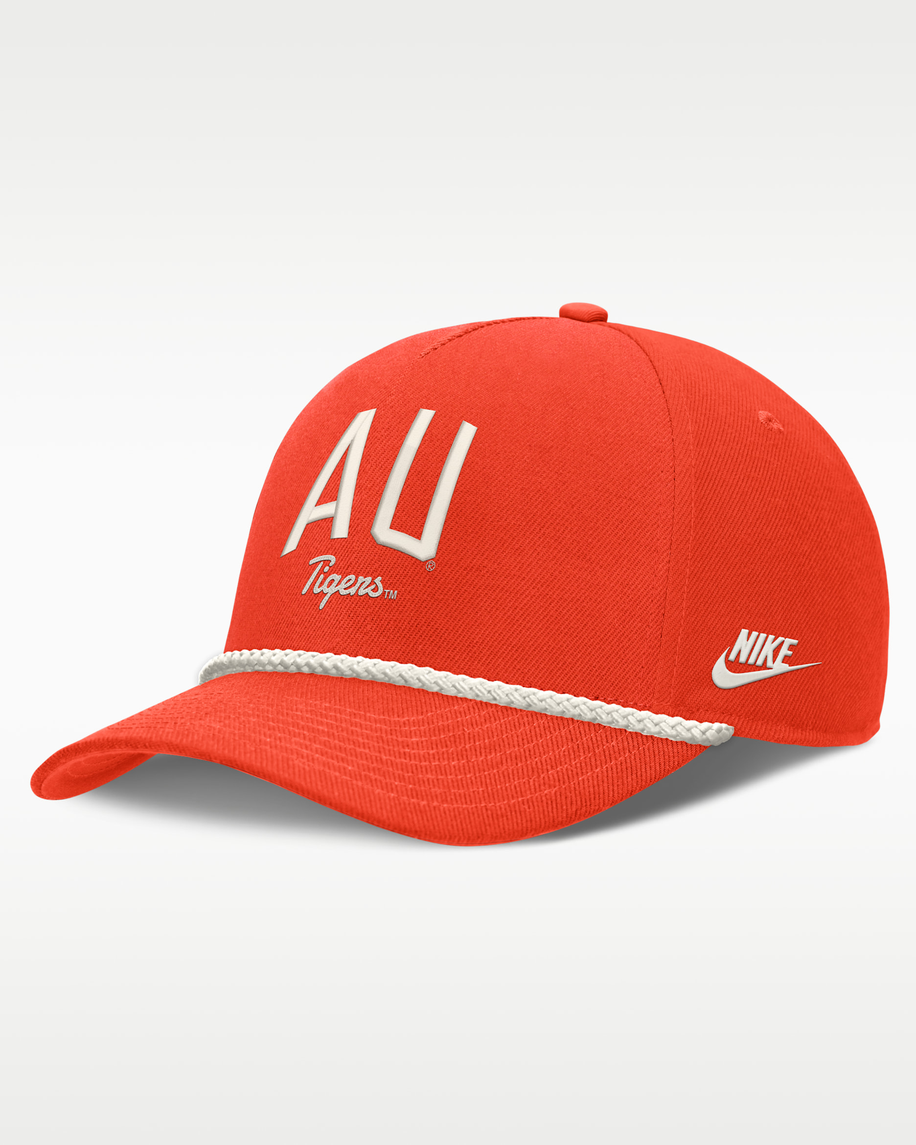 Auburn Legacy Letter Rise Men's Nike Dri-FIT College A-Frame Adjustable Hat - Orange