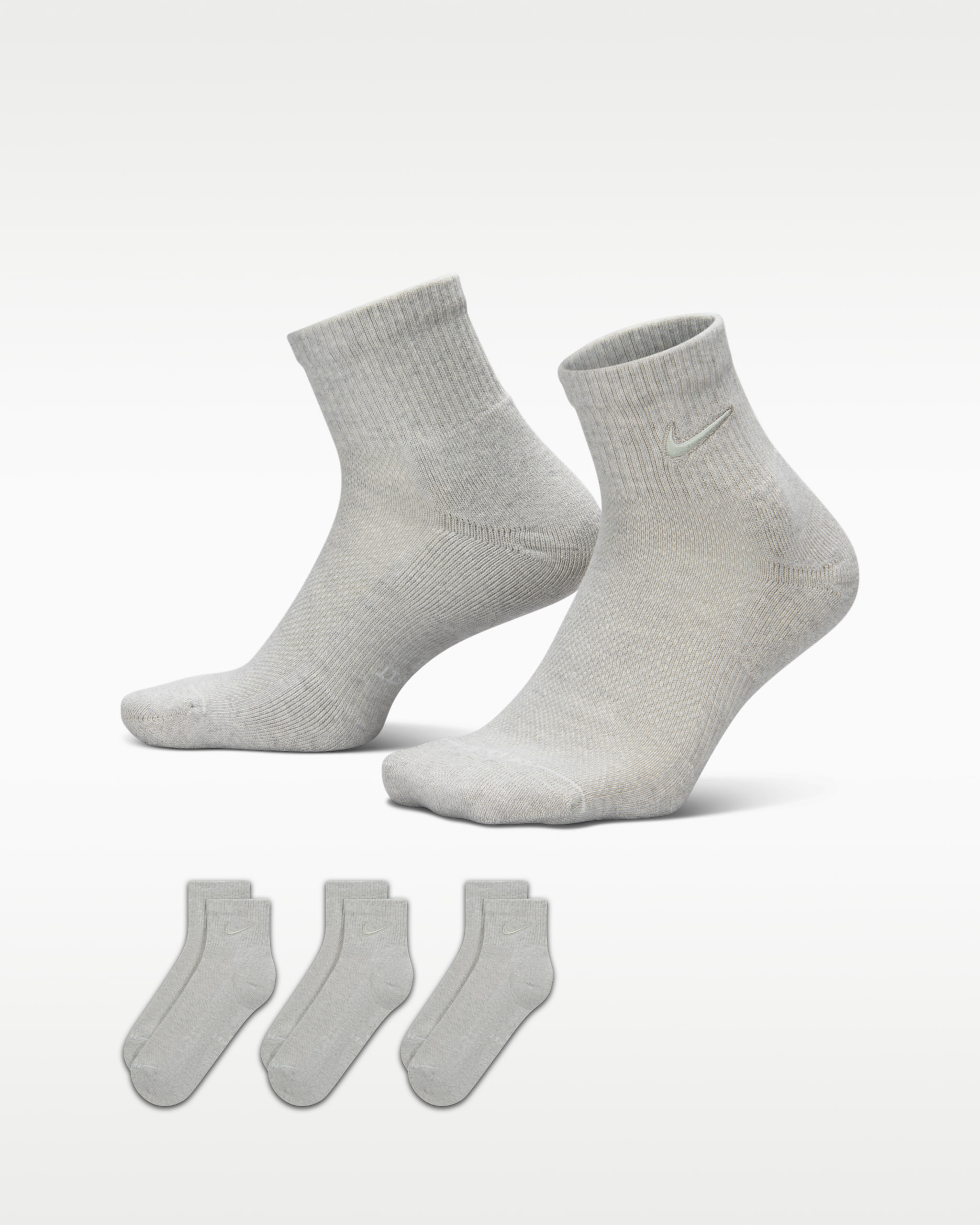 Nike Everyday Elevated Ankle Socks (3 Pairs) - Multi-Color