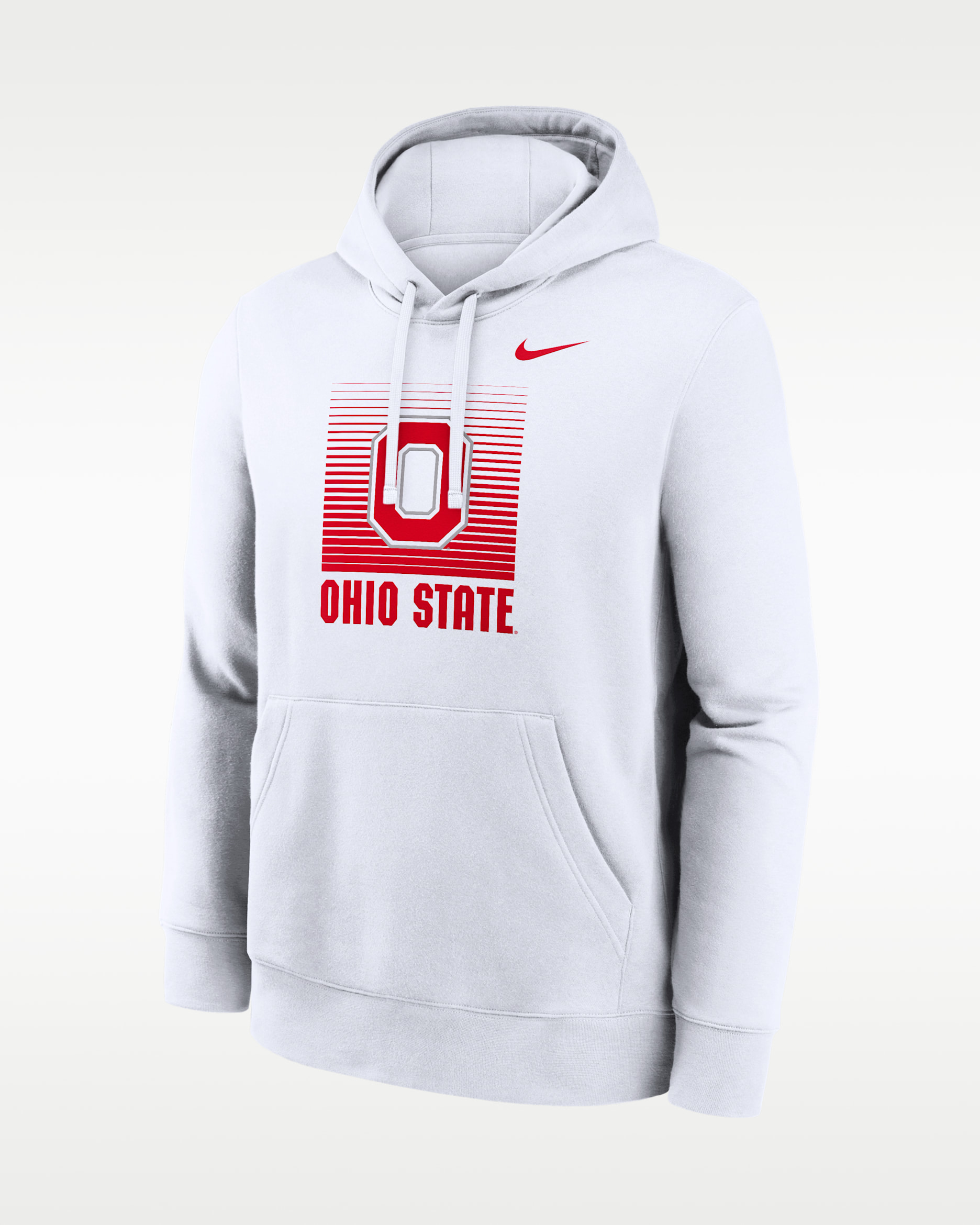 Ohio State Primetime Men's Nike College Pullover Hoodie - White