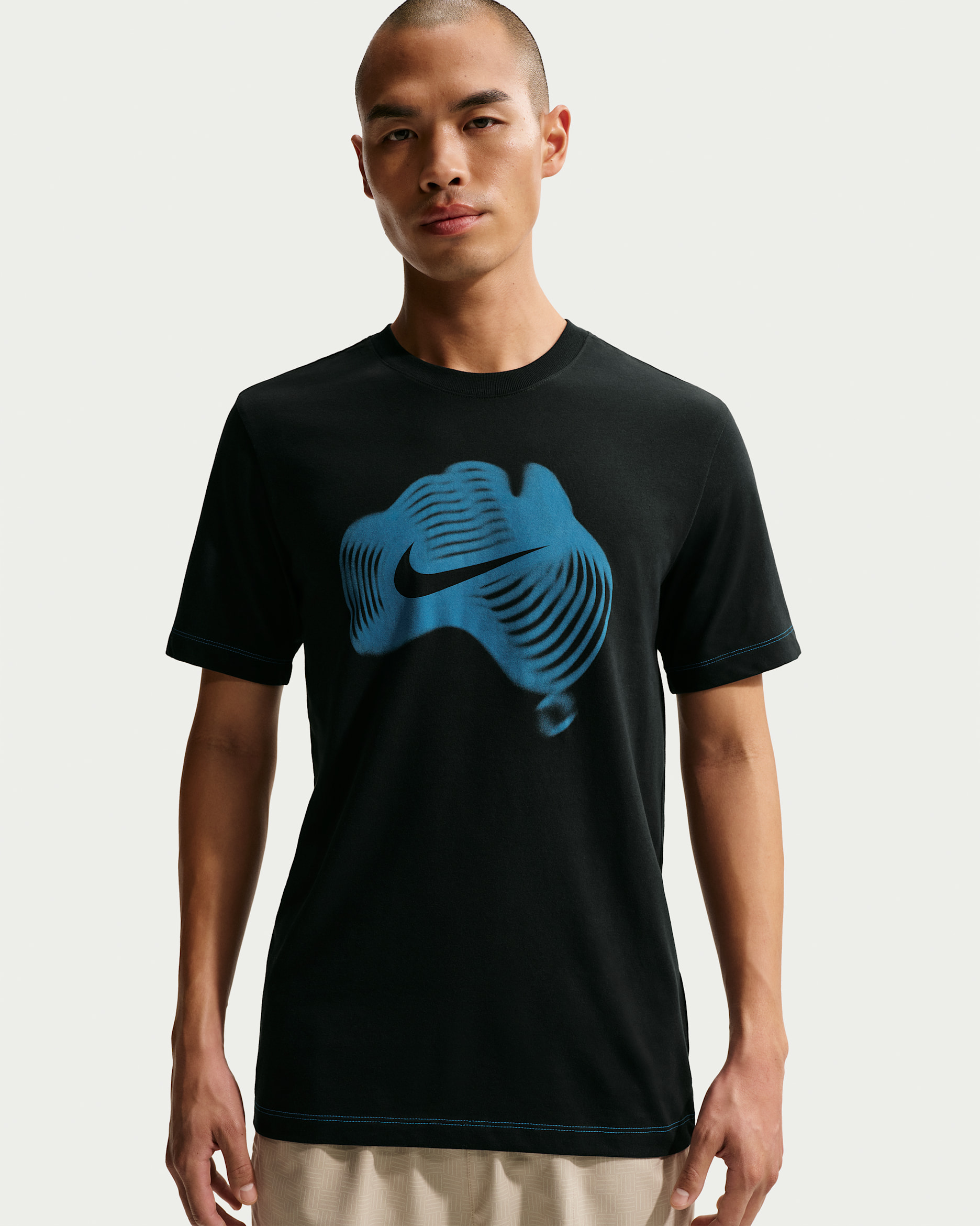 NikeCourt Men's Dri-FIT Tennis T-Shirt - Dark Obsidian/Photo Blue