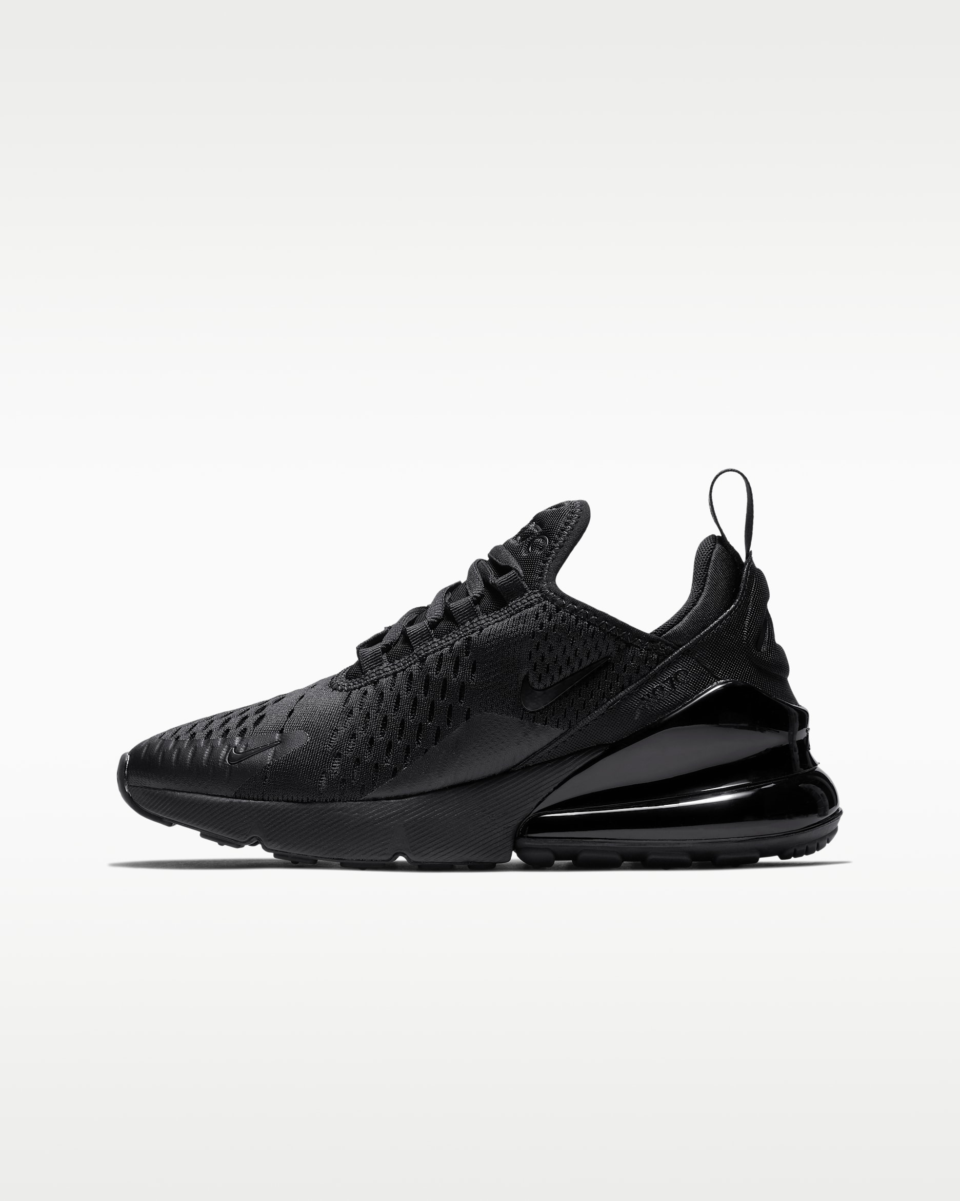 Nike Air Max 270 Kinderschoen - Zwart/Zwart