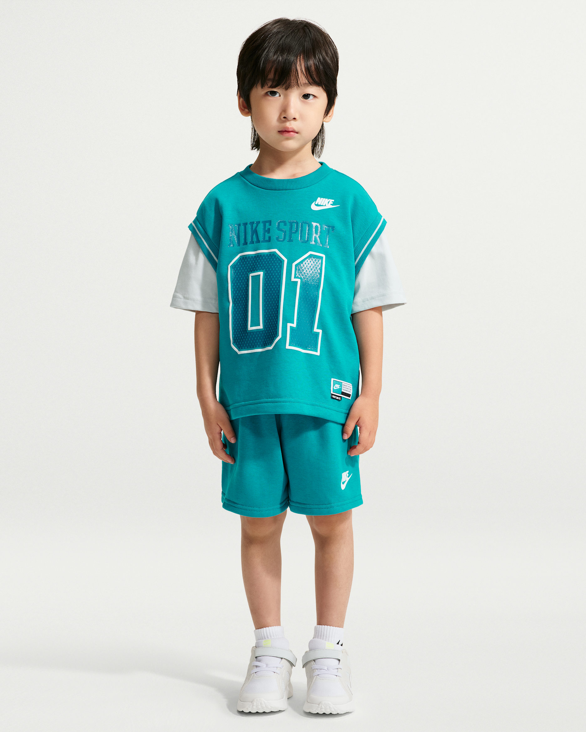 Nike Sportswear Toddler Multisport 2-Piece Shorts Set - Energy