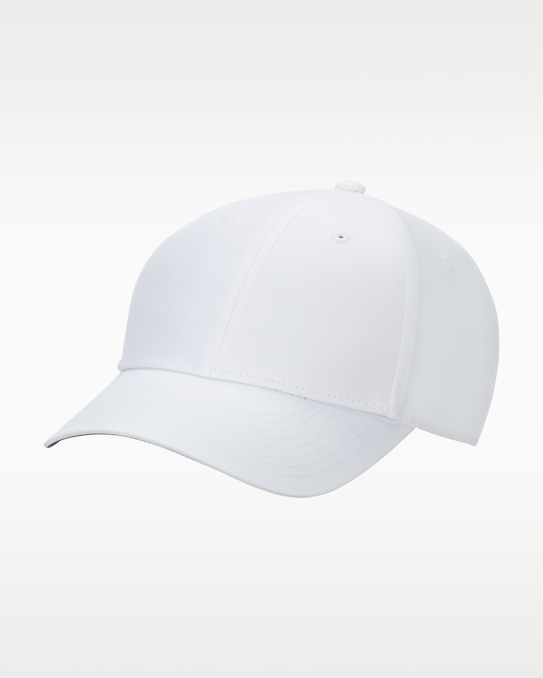 나이키 드라이 핏 클럽 스트럭처 블랭크 프론트 캡 - 화이트/블랙