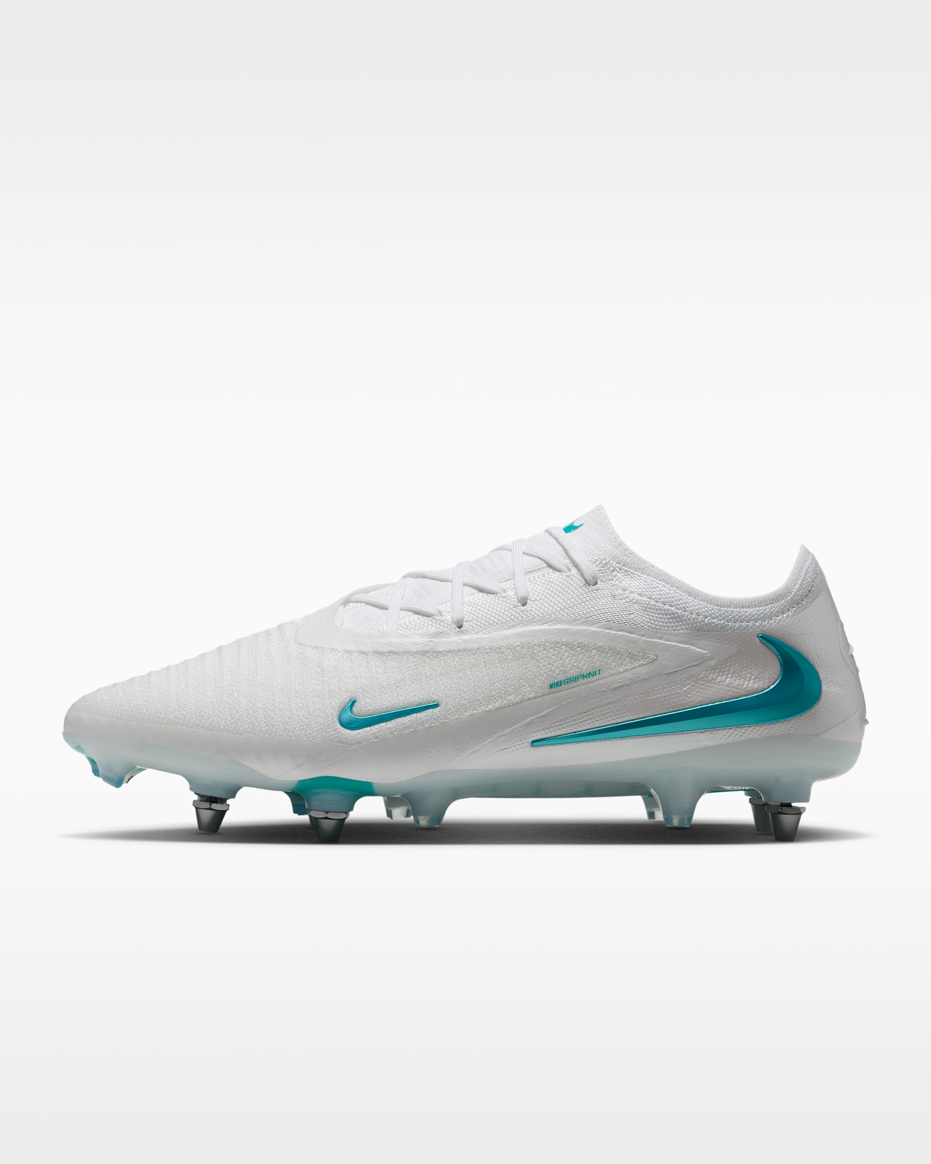 Nike Phantom 6 Low Elite Botes de futbol per a terreny tou - Blanc/Blanc/Dusty Cactus