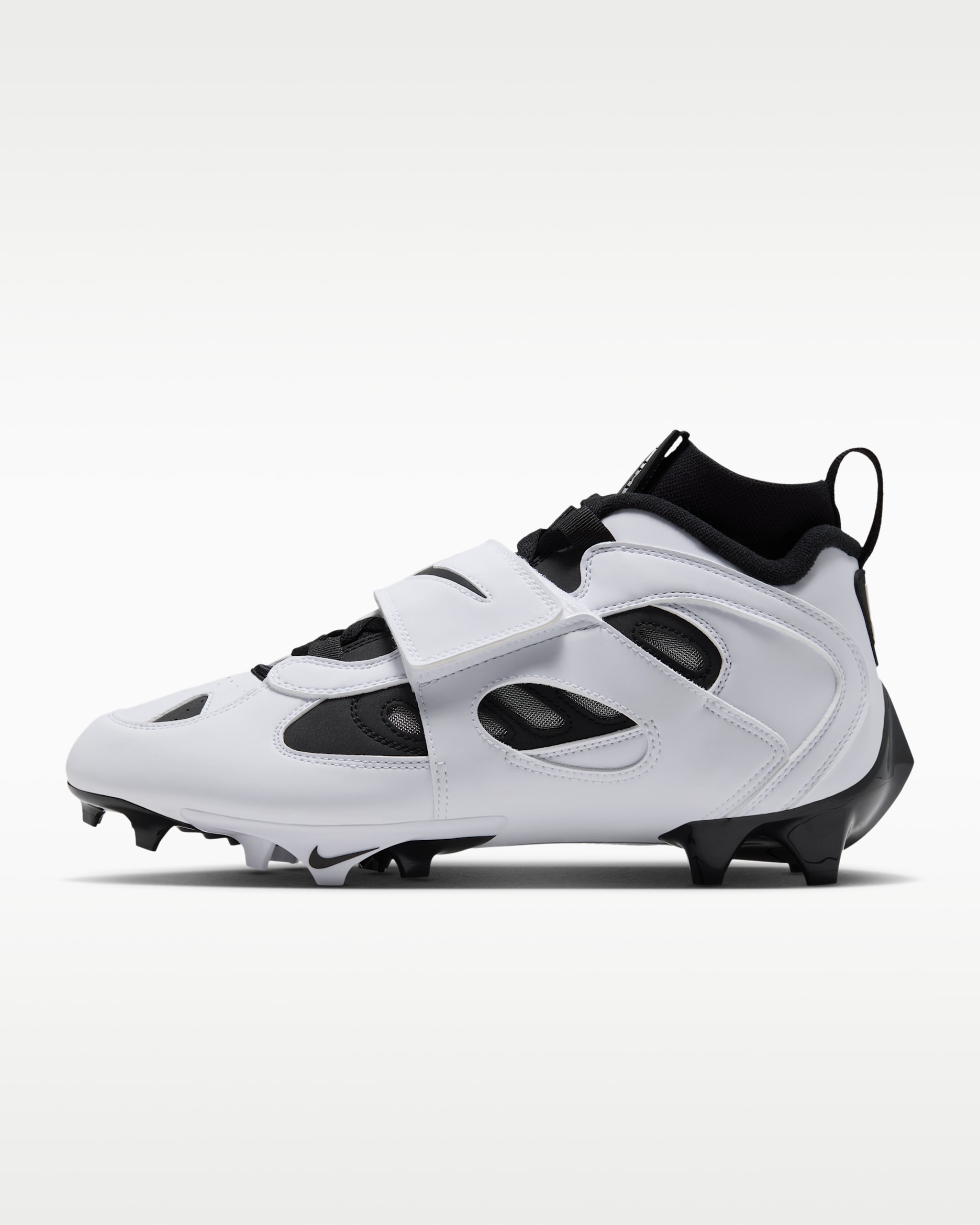 Nike Diamond Turf 2 Football Cleats - White/Metallic Silver/Black