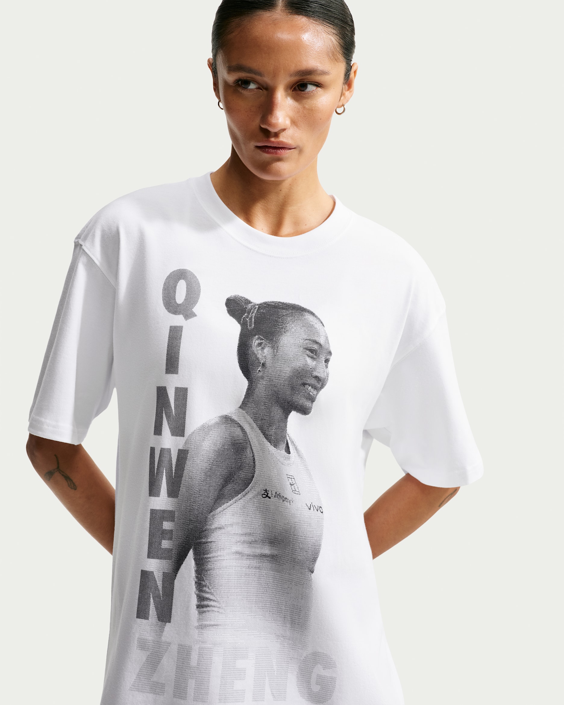 NikeCourt "Qinwen Zheng" Women's Tennis T-Shirt - White