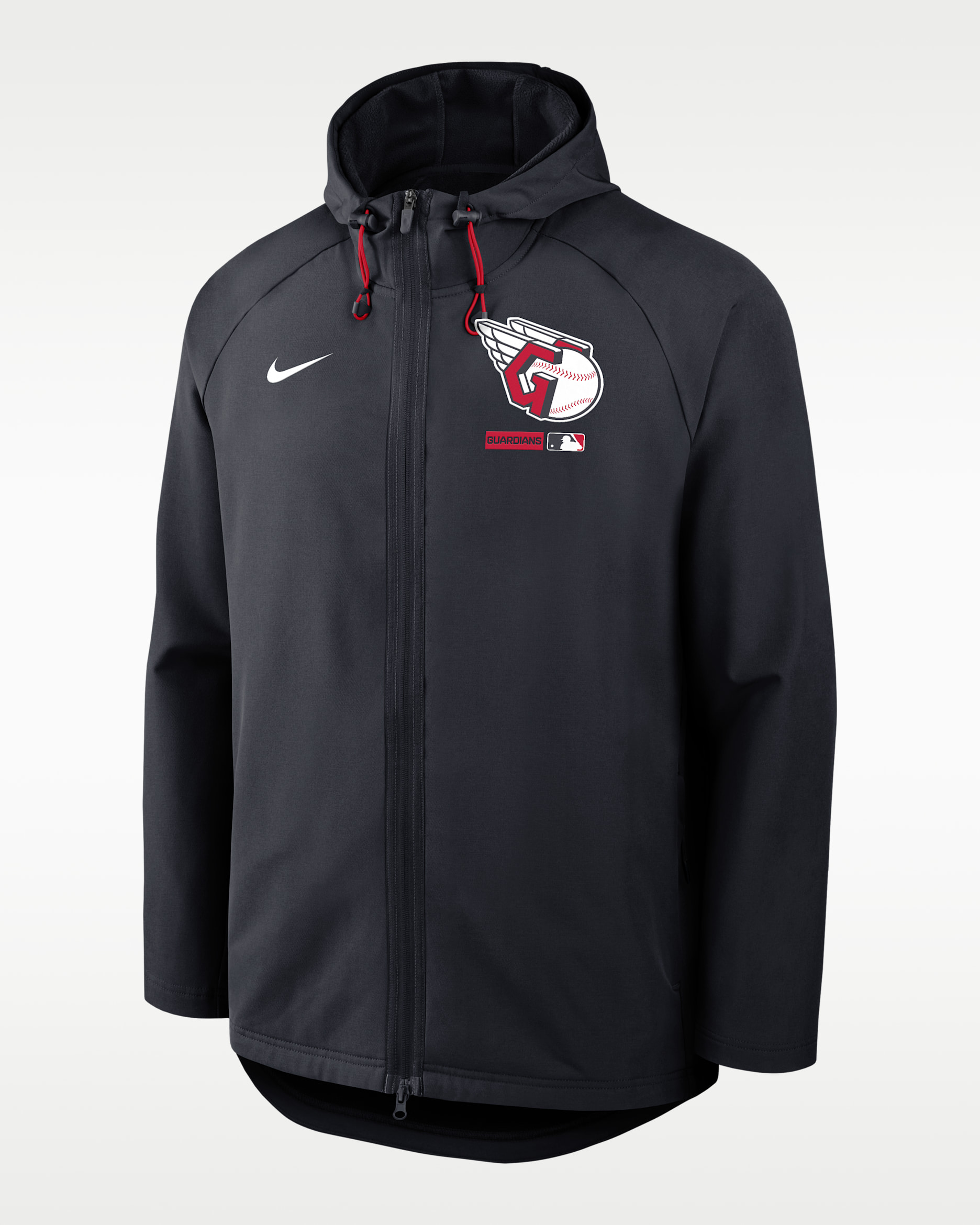 Cleveland Guardians Authentic Collection Men's Nike Therma-FIT MLB Full-Zip Hooded Jacket - Navy