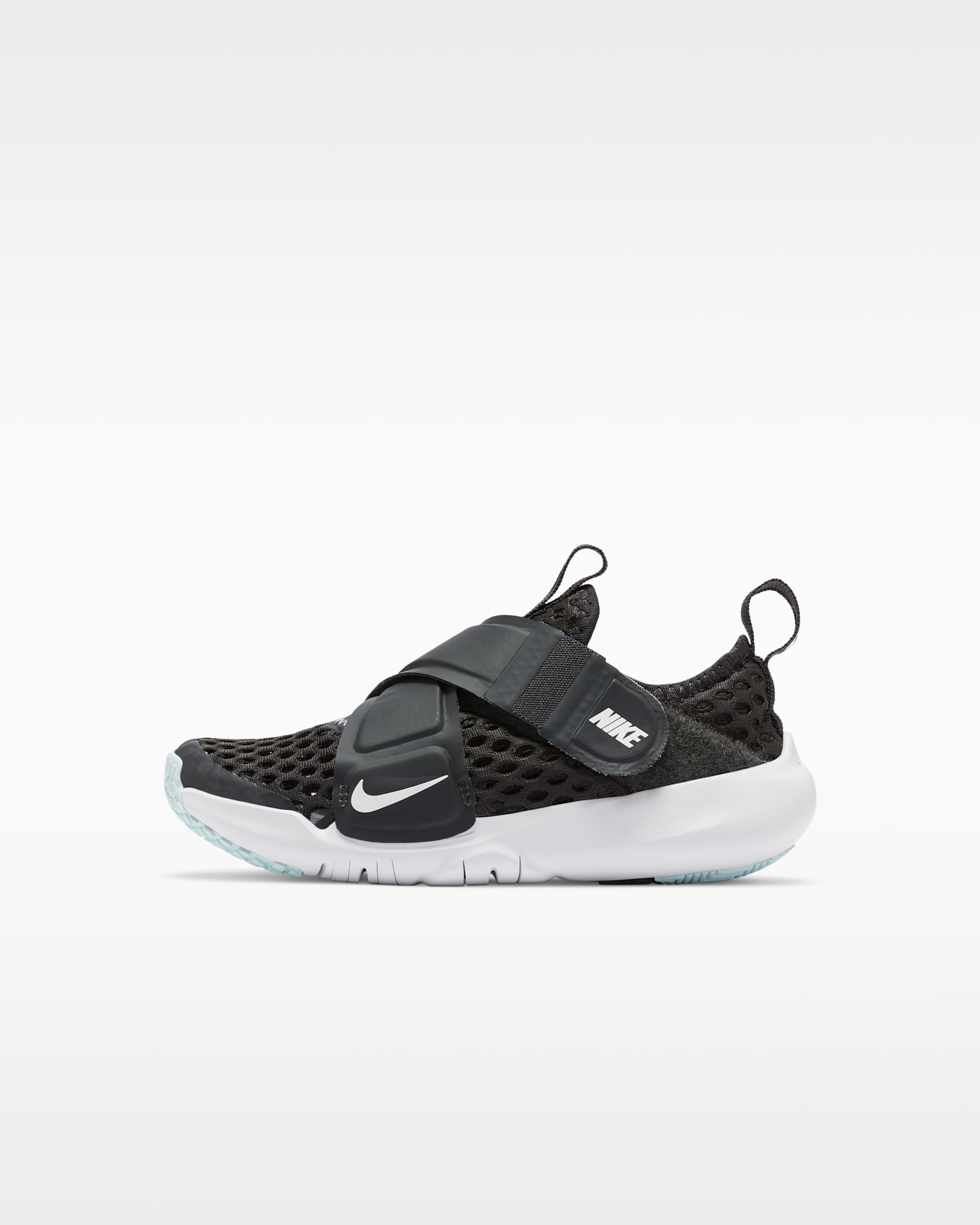 나이키 플렉스 어드밴스 BR 리틀키즈 신발 - 다크 스모크 그레이/글레이셔 블루/화이트