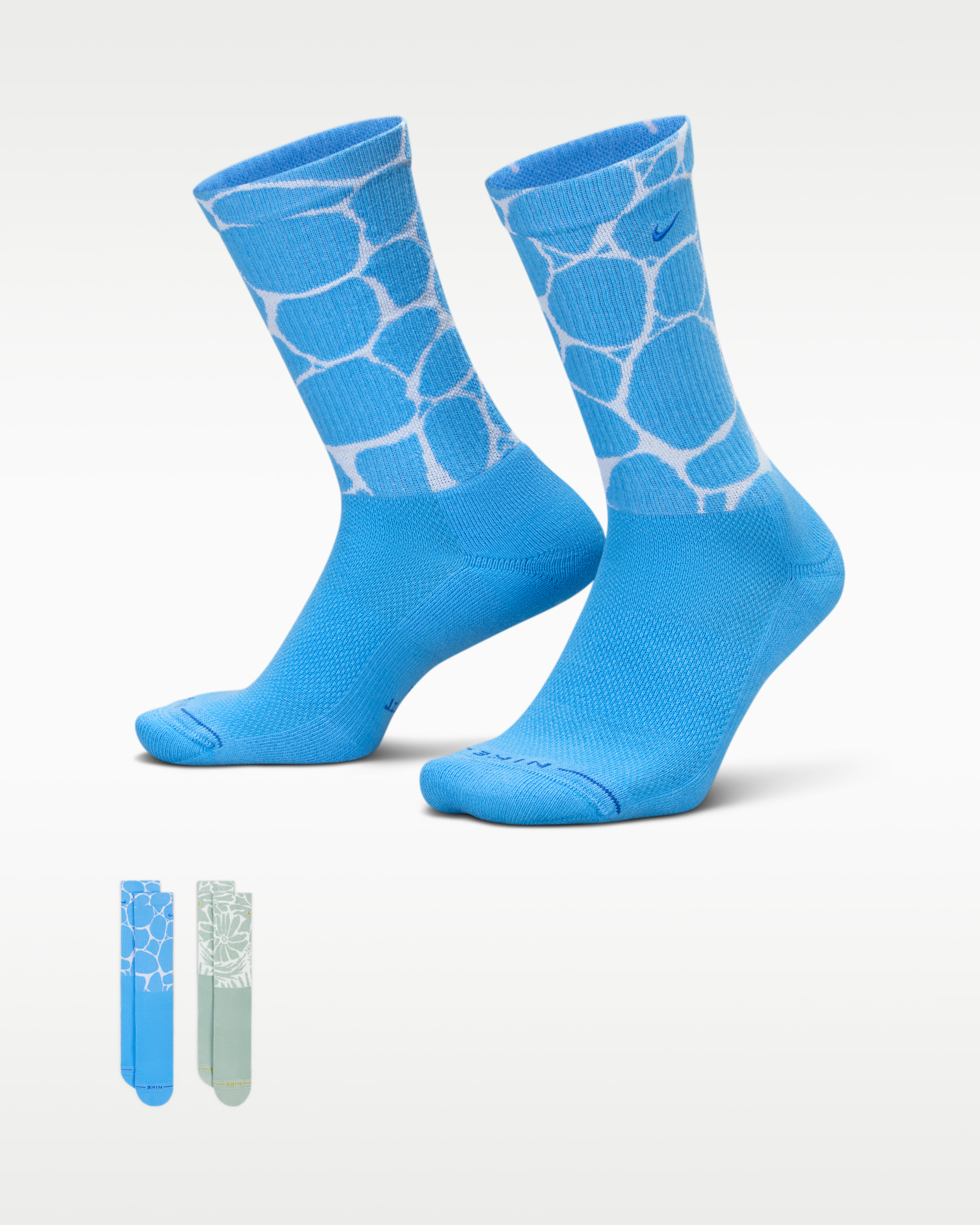 Nike エブリデイ エレベーテッド クルーソックス（2足） - マルチカラー