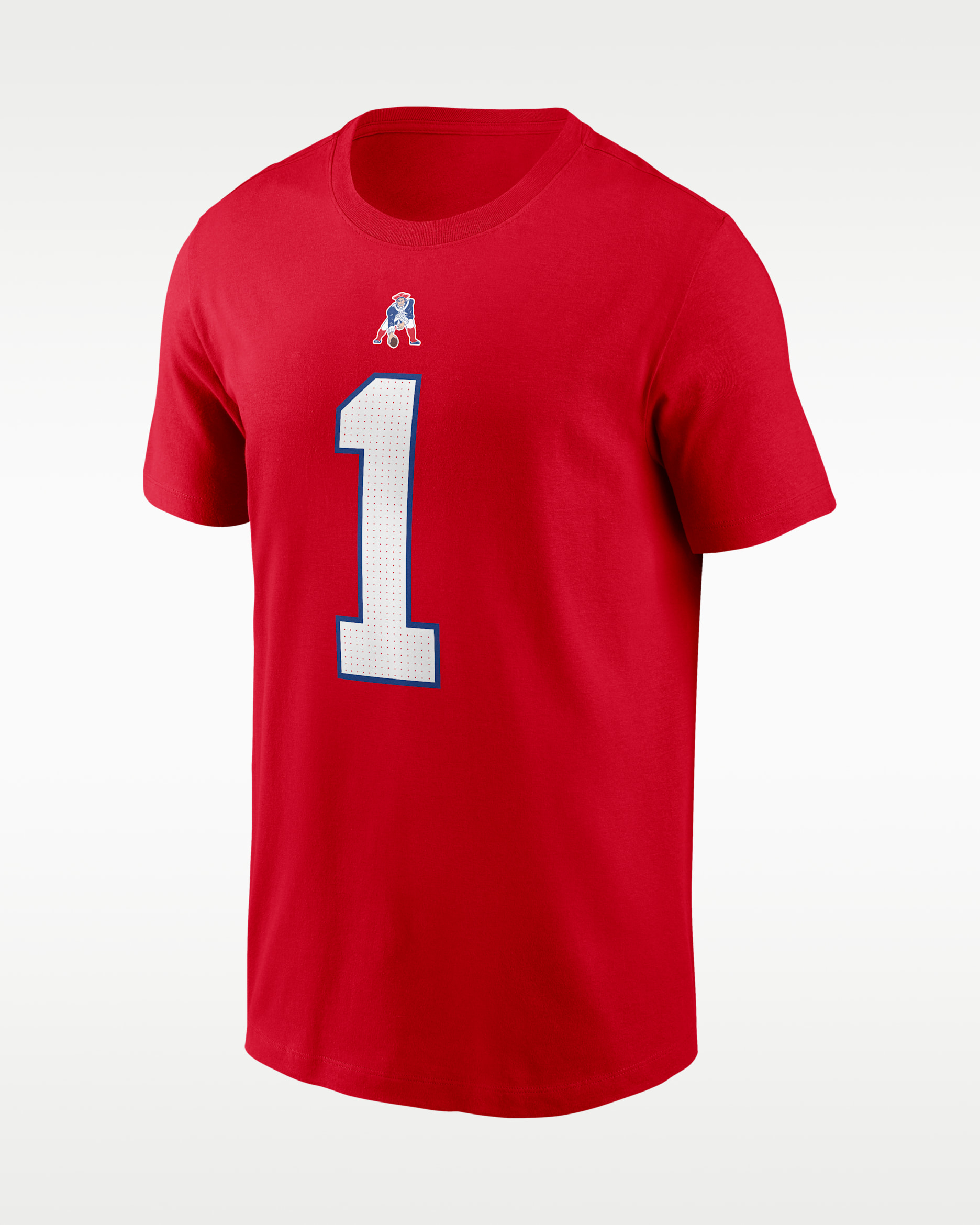 Playera Nike de la NFL para hombre A.J. Brown New England Patriots - Rojo