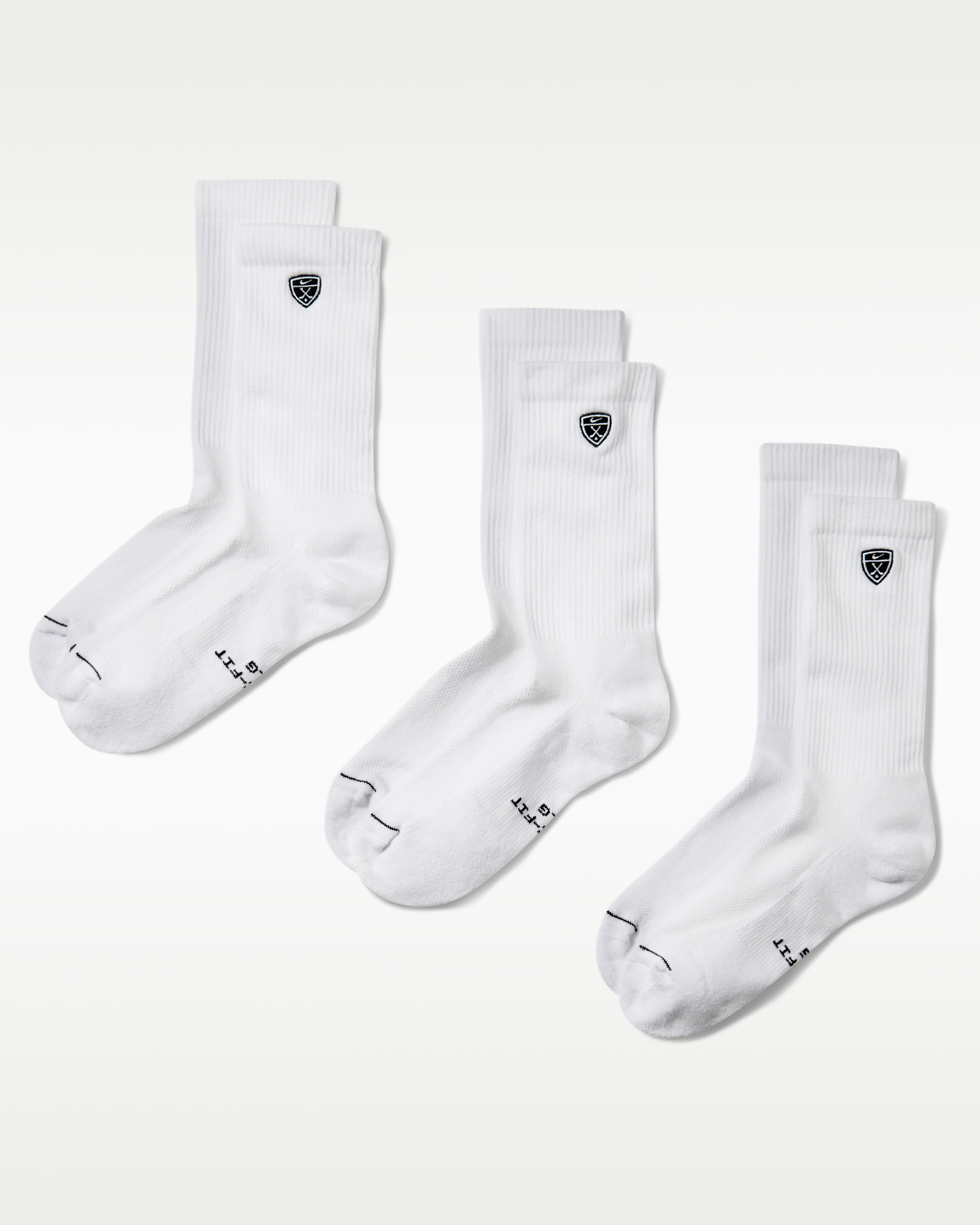 Nike Everyday Elevated Golf Crew Socks (3 Pairs) - Multi-Colour
