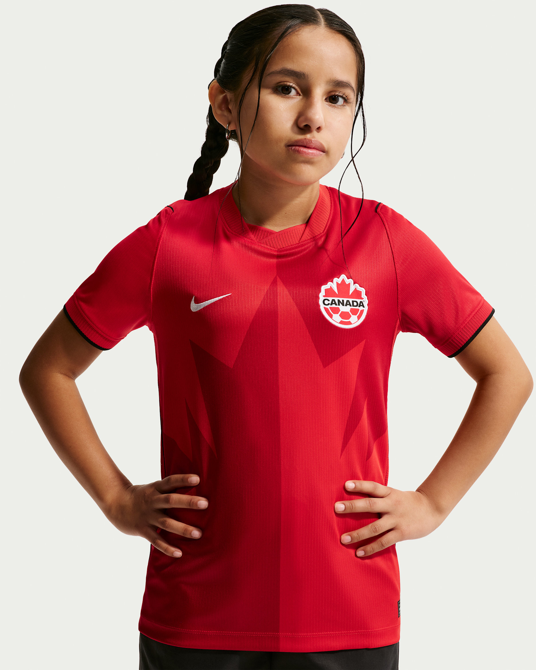 Canada Stadium Edition Home Older Kids' Nike Football Shirt - University Red