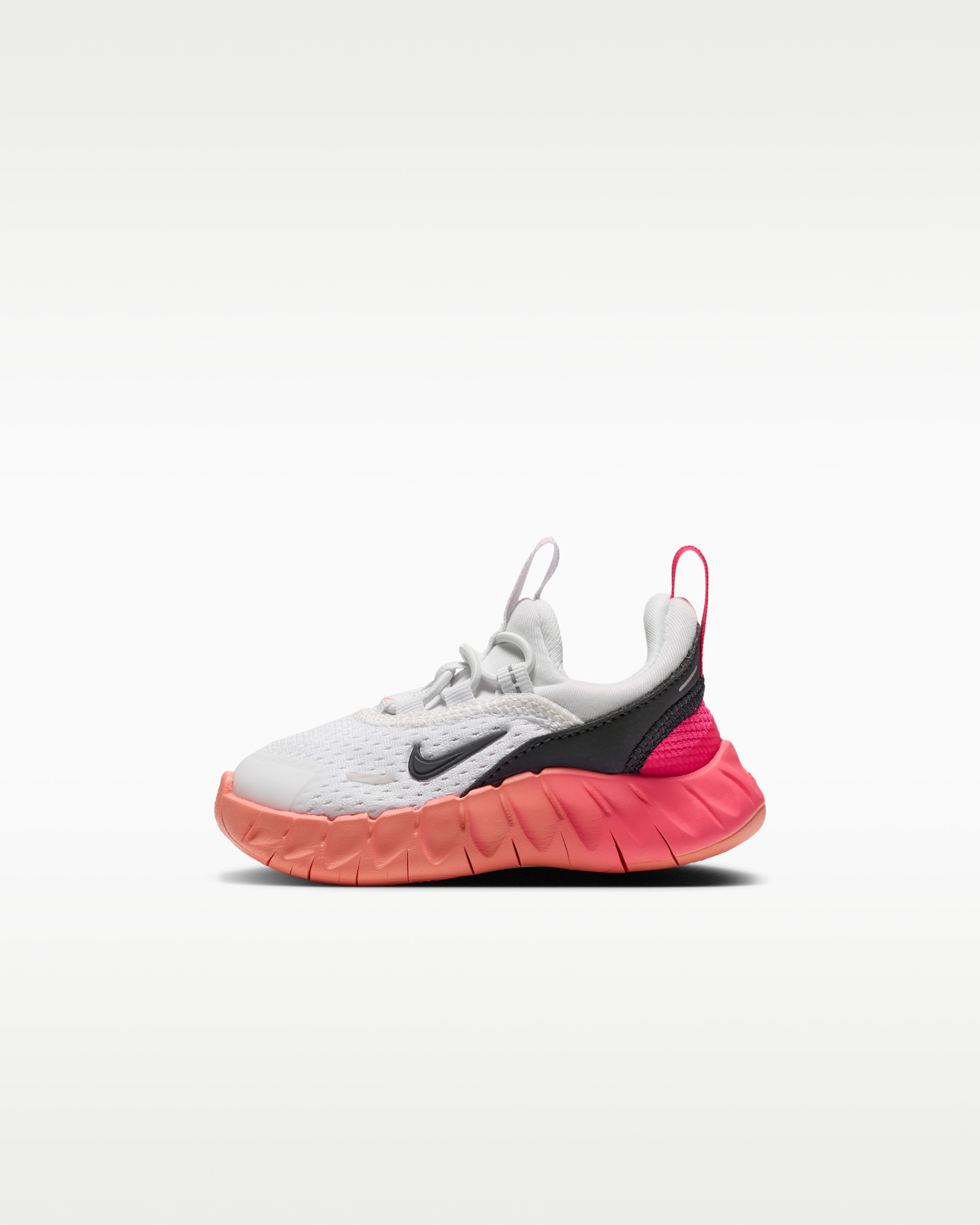 Nike Free Ride Baby/Toddler Shoes - White/Hyper Pink/Atomic Pink/Gridiron