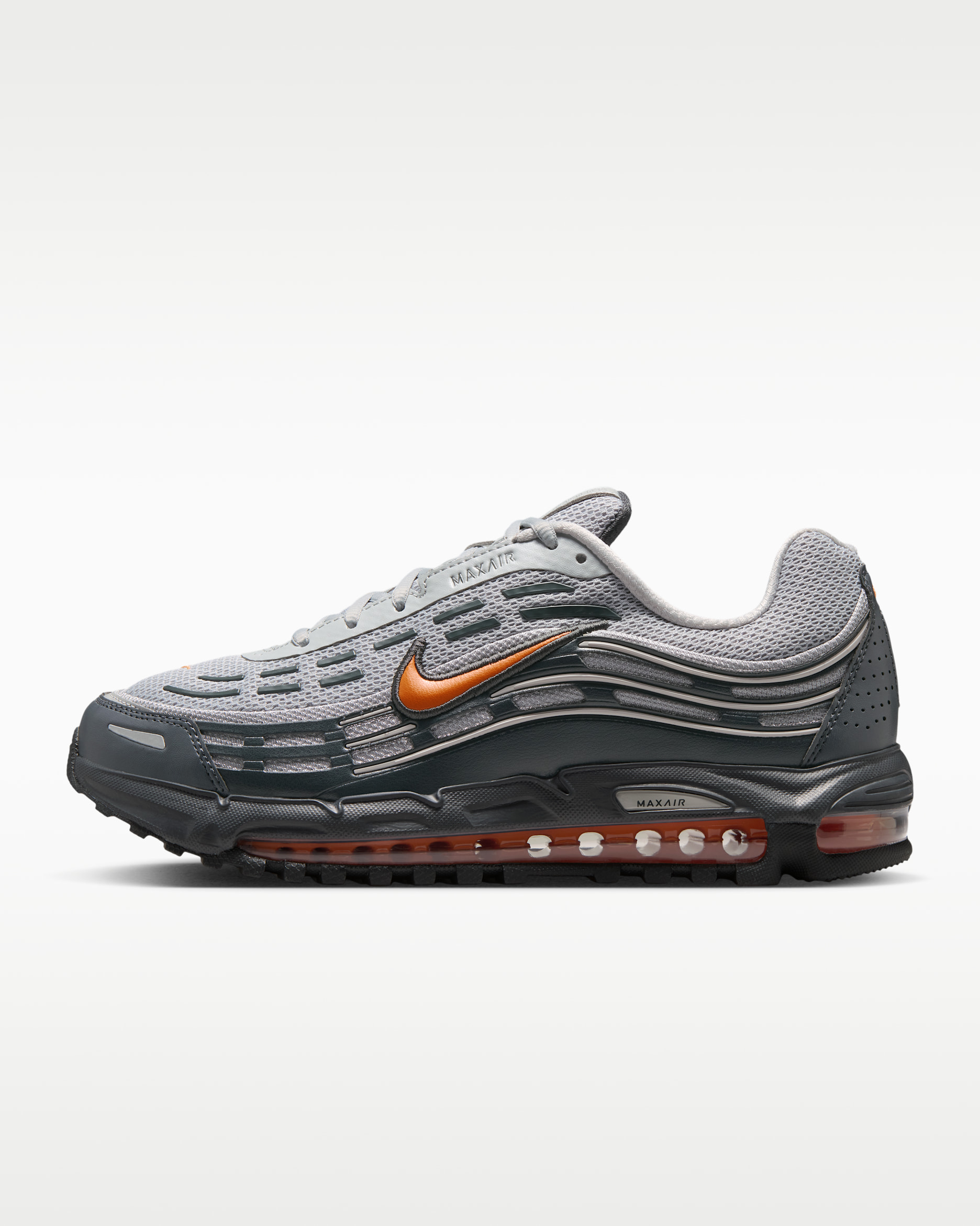 รองเท้าผู้ชาย Nike Air Max TL 2.5 - Light Smoke Grey/Dark Smoke Grey/Metallic Silver/Hot Curry