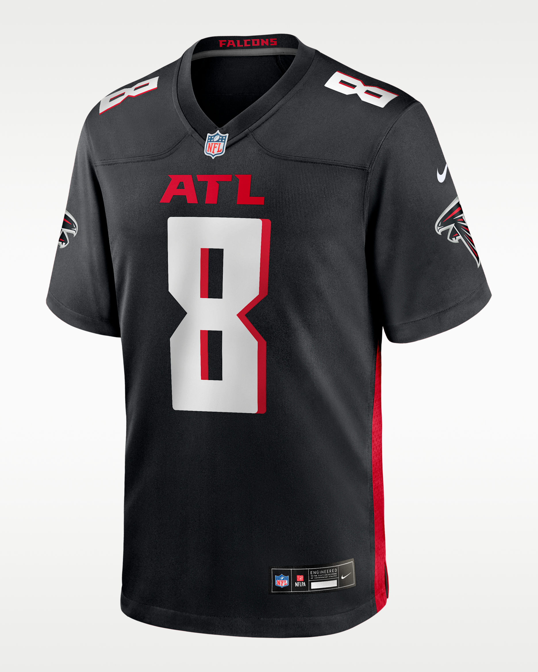 Kyle Pitts Sr. Atlanta Falcons Men's Nike NFL Game Jersey - Black