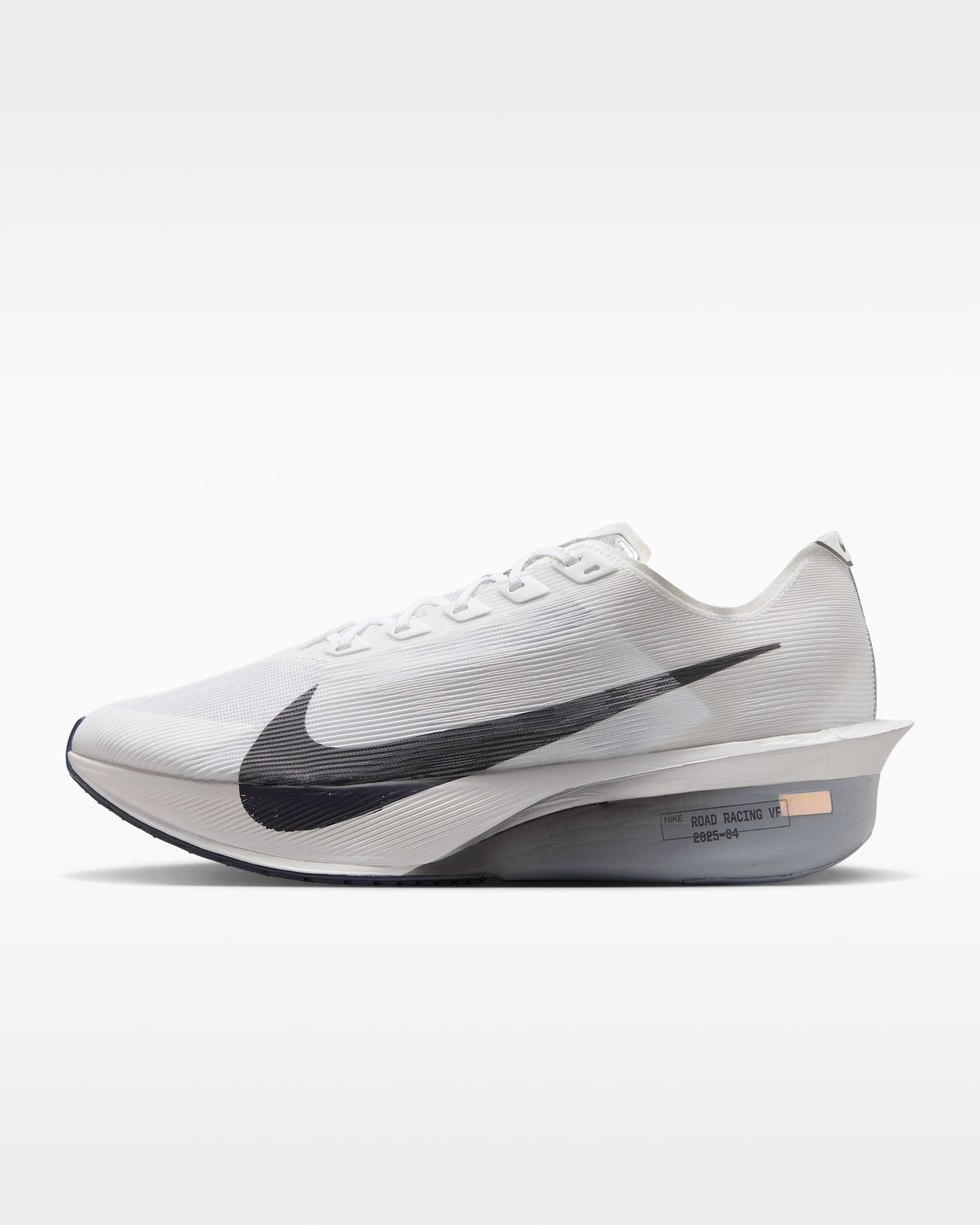 Nike Vaporfly 4 Men's Road Racing Shoes - White/Obsidian Mist/Pure Platinum/Gridiron