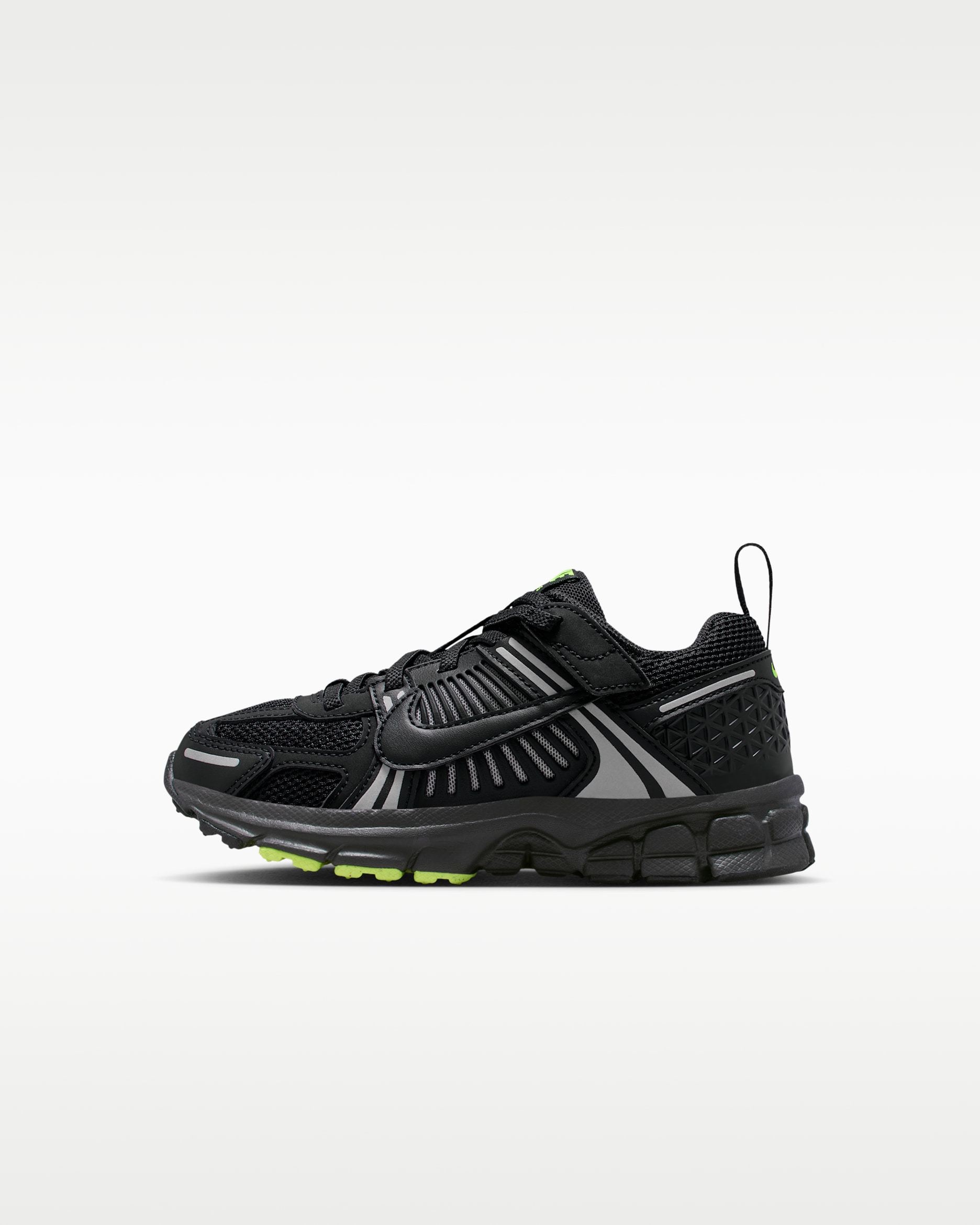 Nike Vomero 5 Little Kids' Shoes with Reflective Accents - Black/Black/Black/Volt
