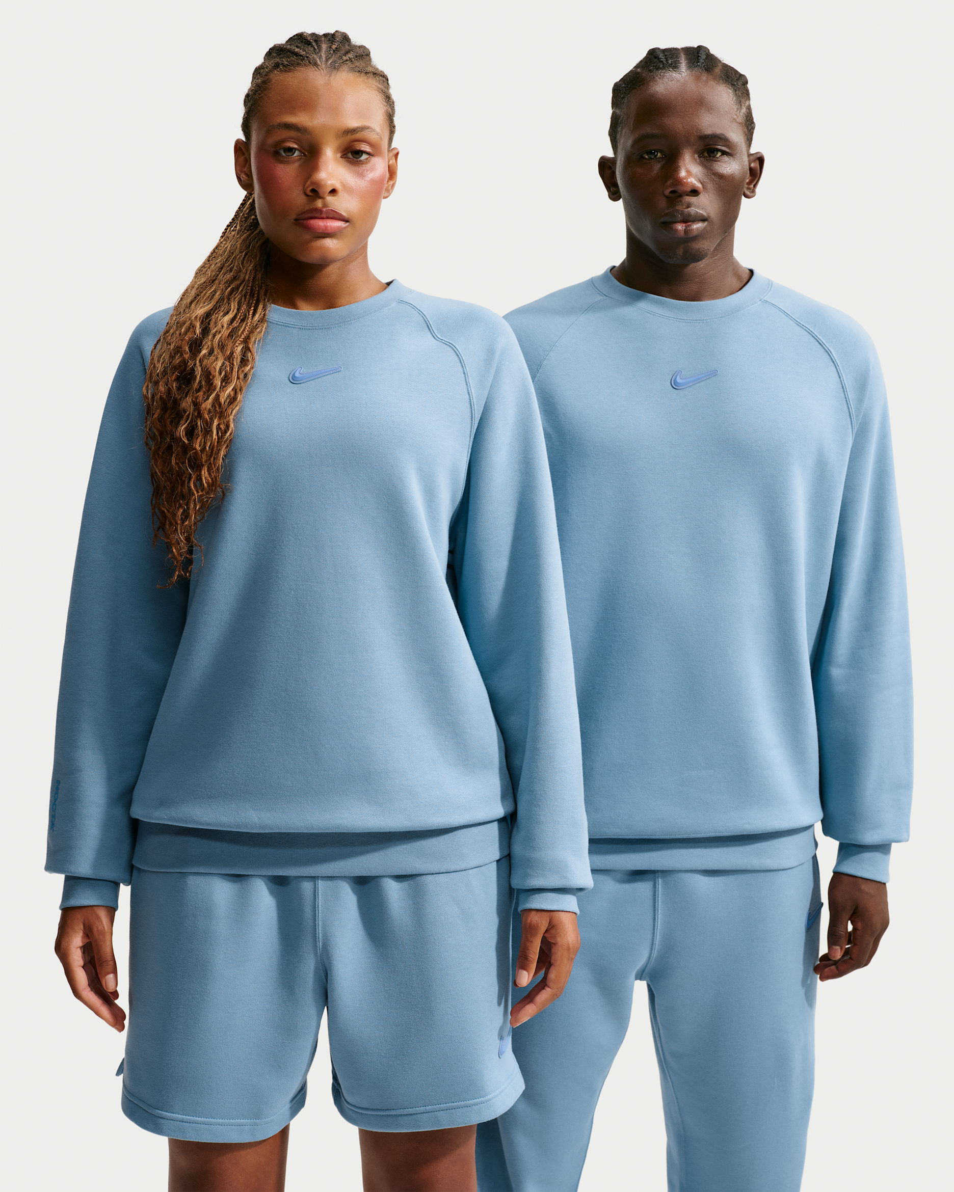 NOCTA Men's Fleece CS Crew - Work Blue/Polar