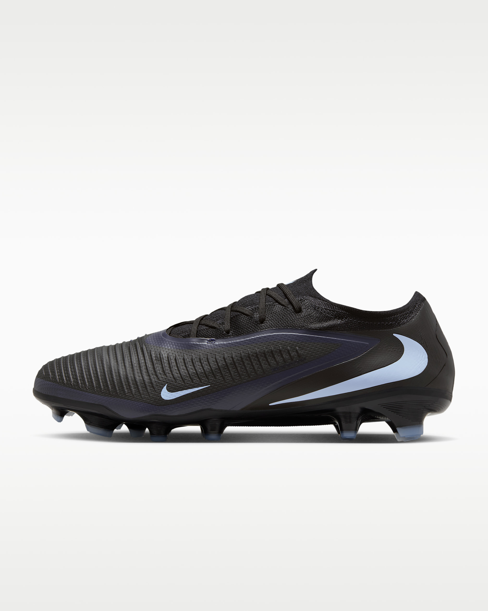 Chuteiras de futebol para terreno firme Nike Phantom 6 Low Pro - Preto/Preto