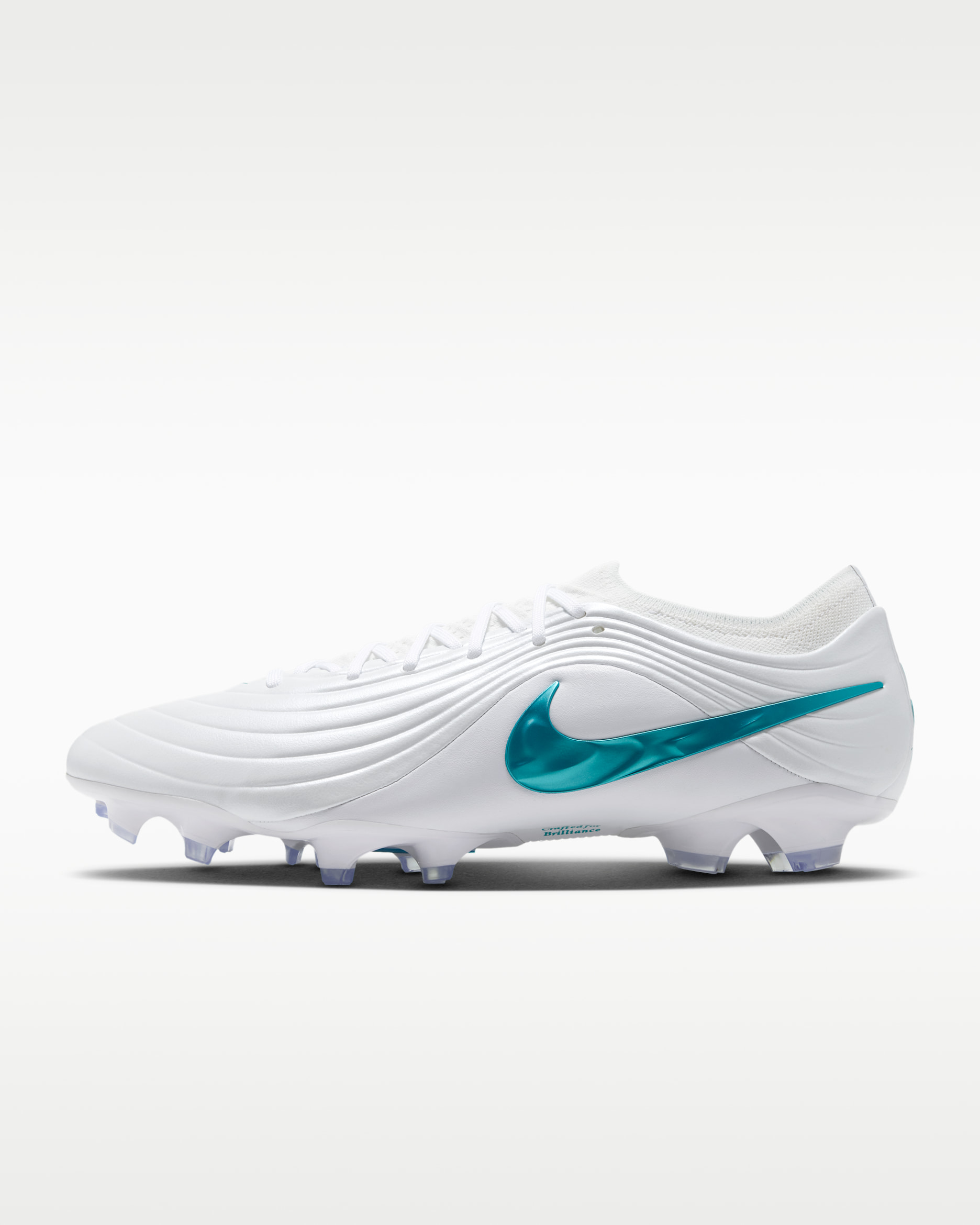 Nike Tiempo Maestro Elite Firm-Ground Low-Top Soccer Cleats - White/White/Dusty Cactus