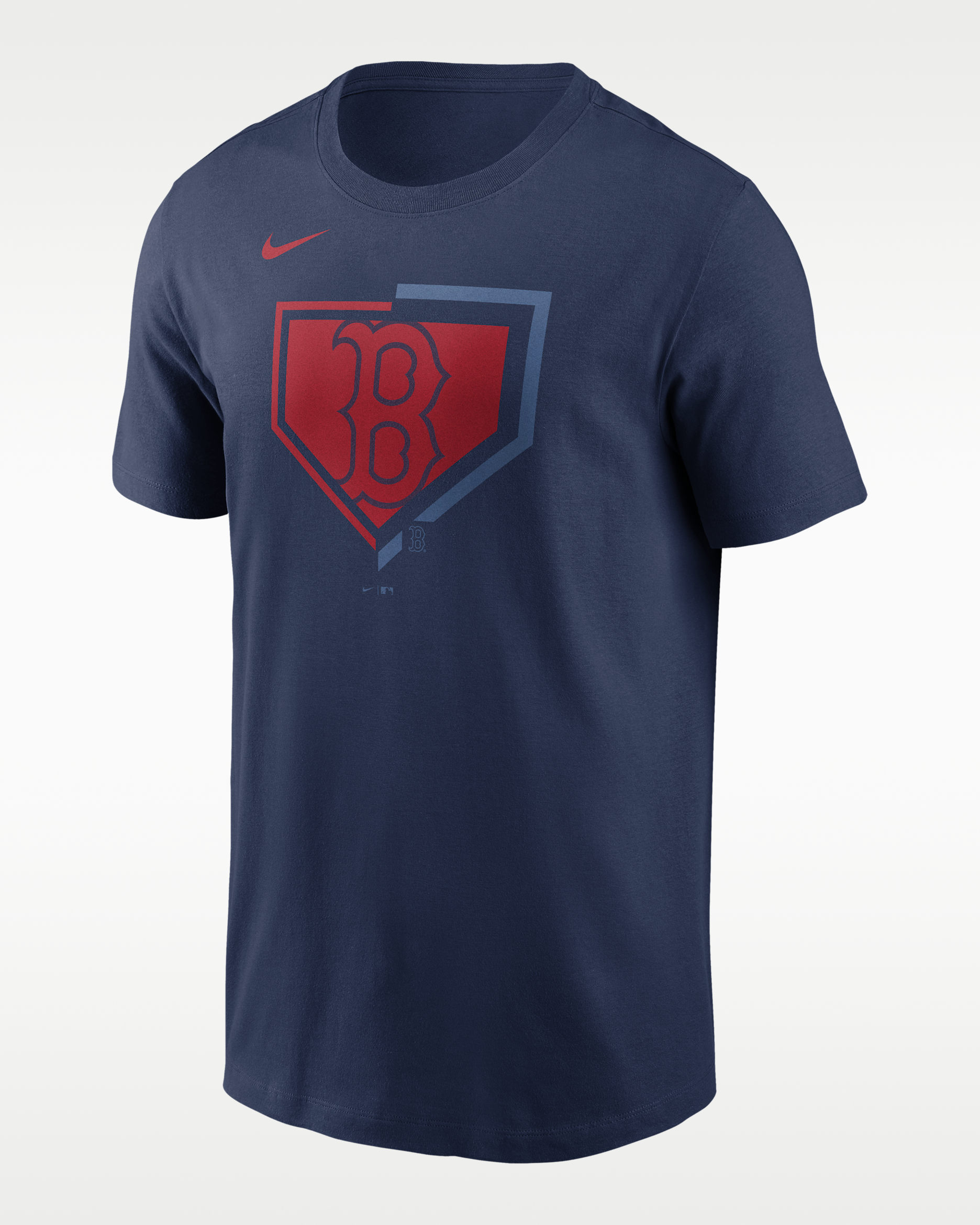 Playera Nike de la MLB para hombre Boston Red Sox Icon - Azul marino medianoche