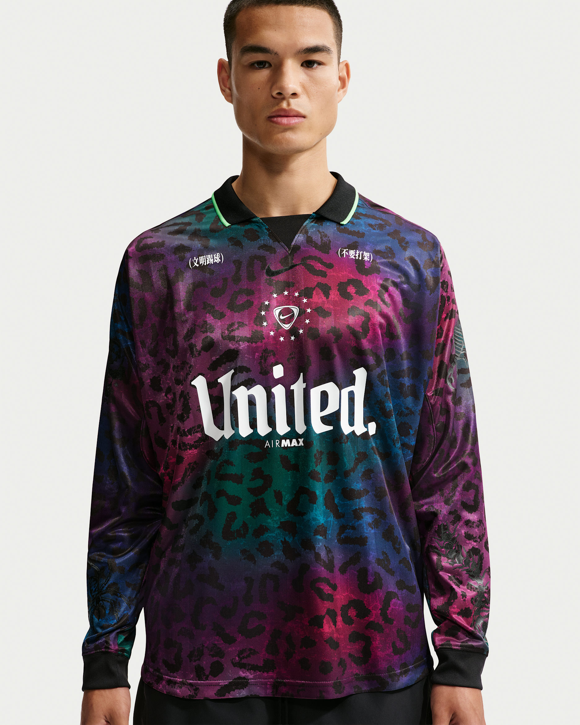Nike Mad 90 Pack "Tiempo" Men's Long-Sleeve Jersey - Black