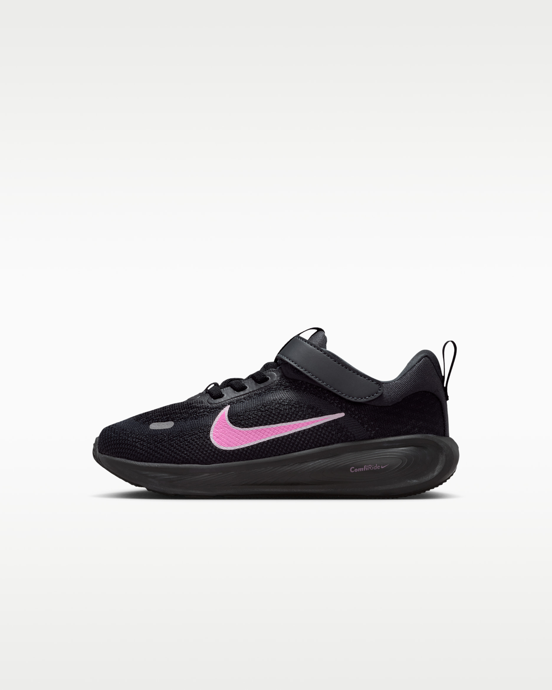 Nike Stellar Ride Younger Kids' Shoes - Black/Anthracite/Pink Foam/Playful Pink