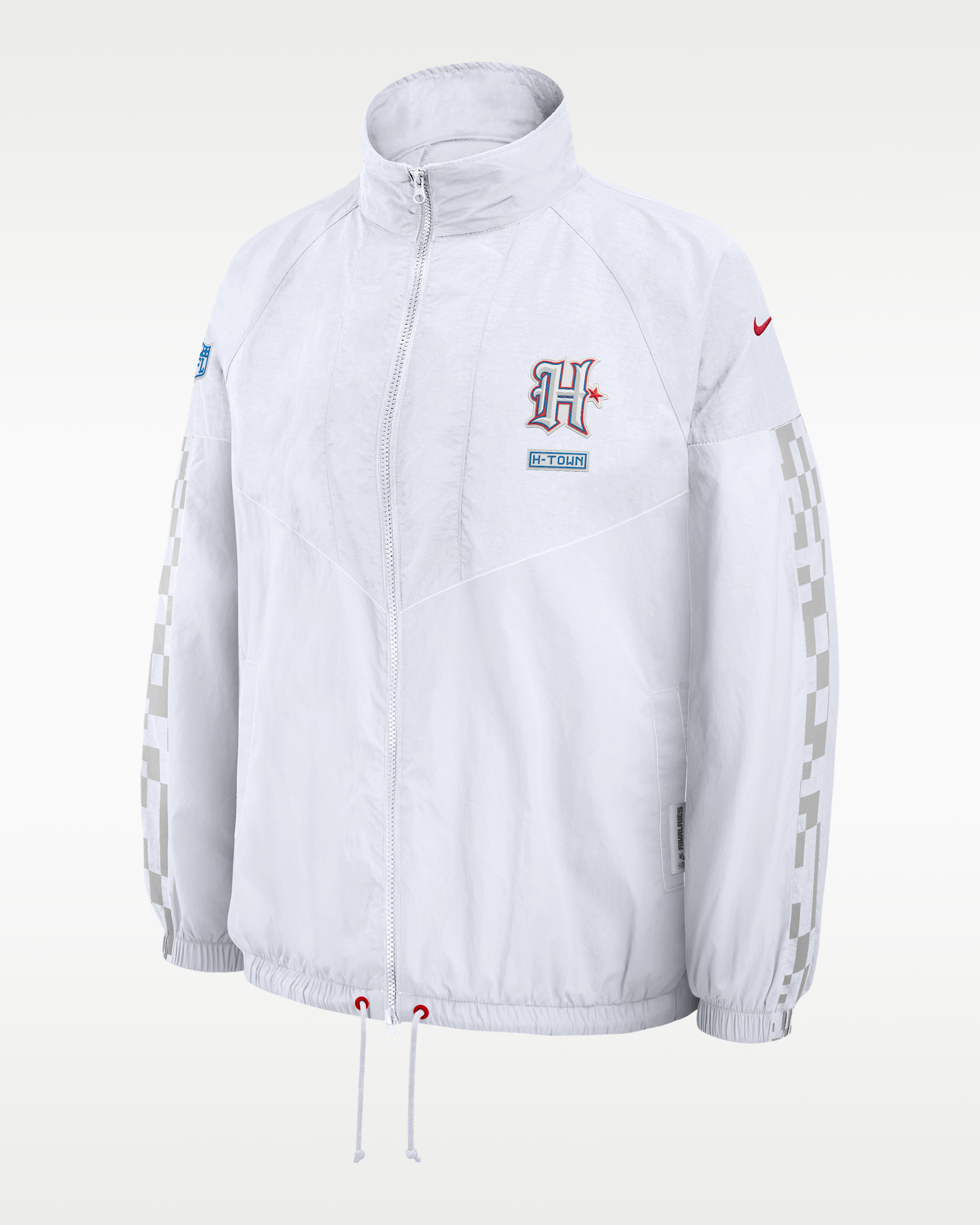 Houston Texans Rivalries Collection Women's Nike NFL Oversized Full-Zip Jacket - White