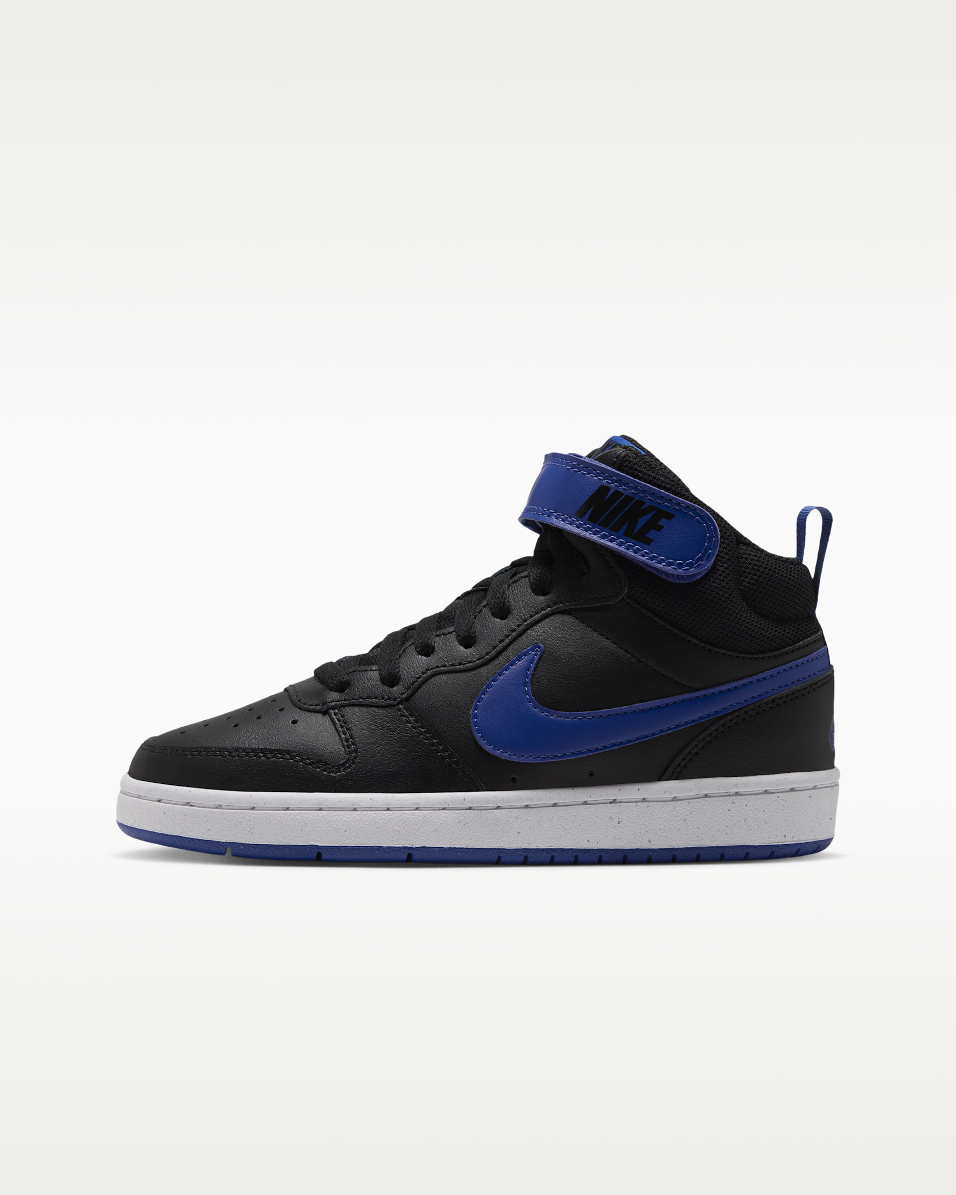 Nike Court Borough Mid 2 Kinderschoenen - Zwart/Game Royal