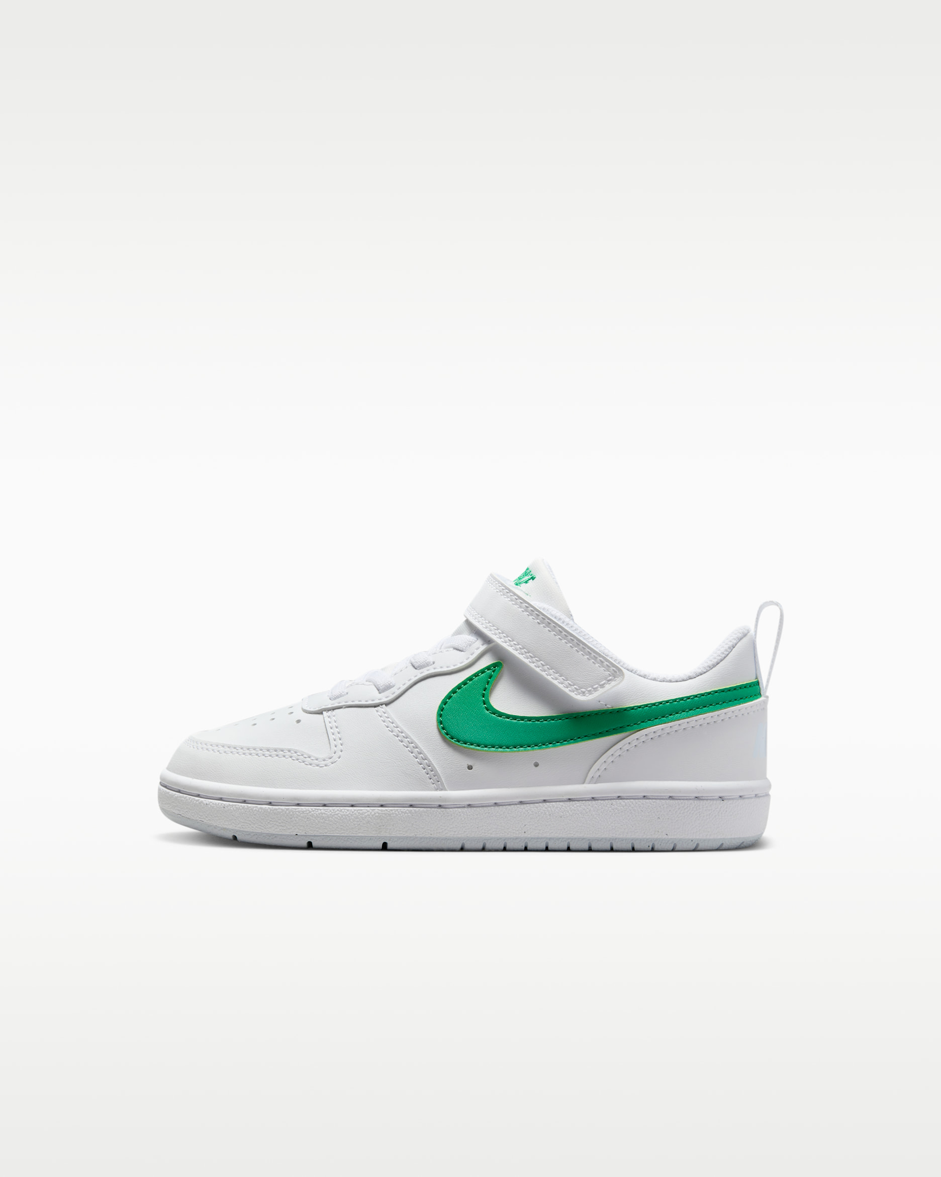 รองเท้าเด็กเล็ก Nike Court Borough Low Recraft - ขาว/Football Grey/Stadium Green