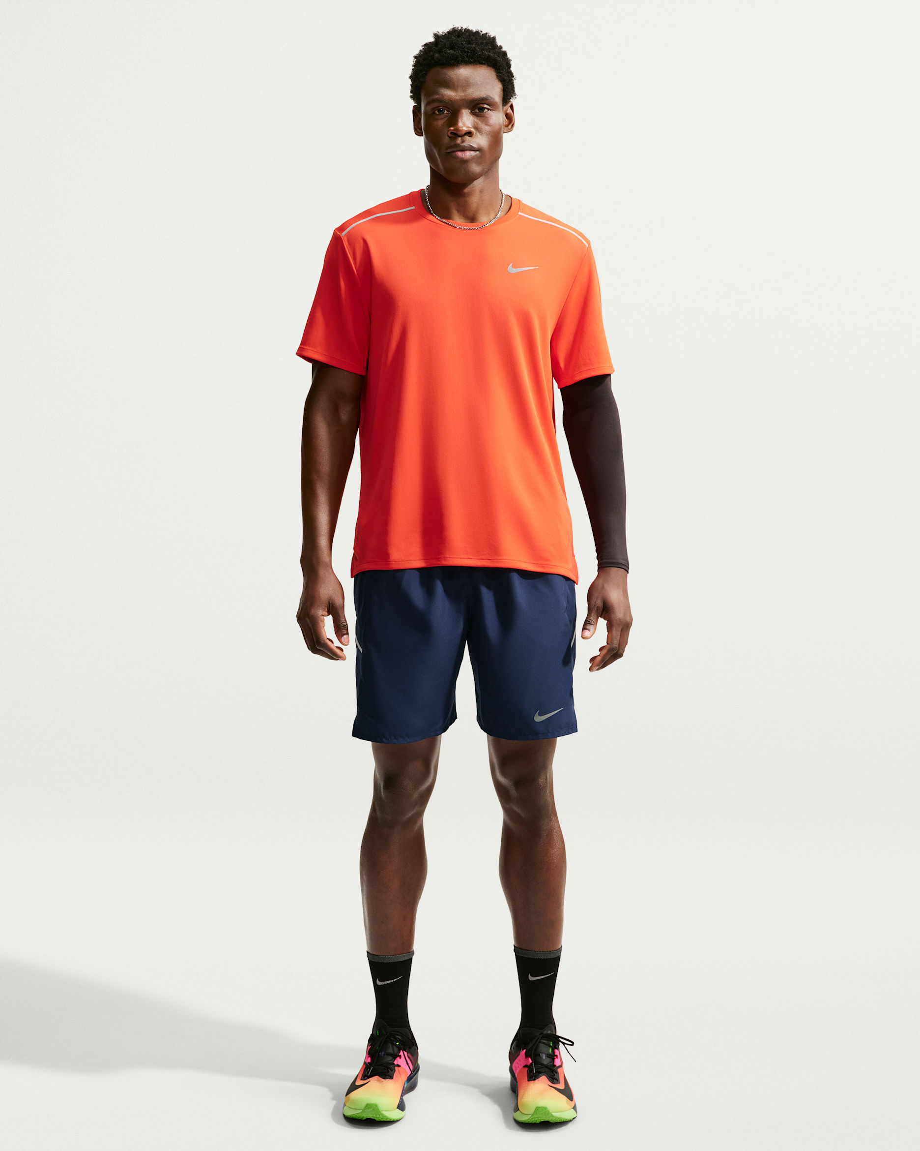 Nike Miler Men's Dri-FIT 18cm (approx.) Unlined Running Shorts - Midnight Navy/Midnight Navy