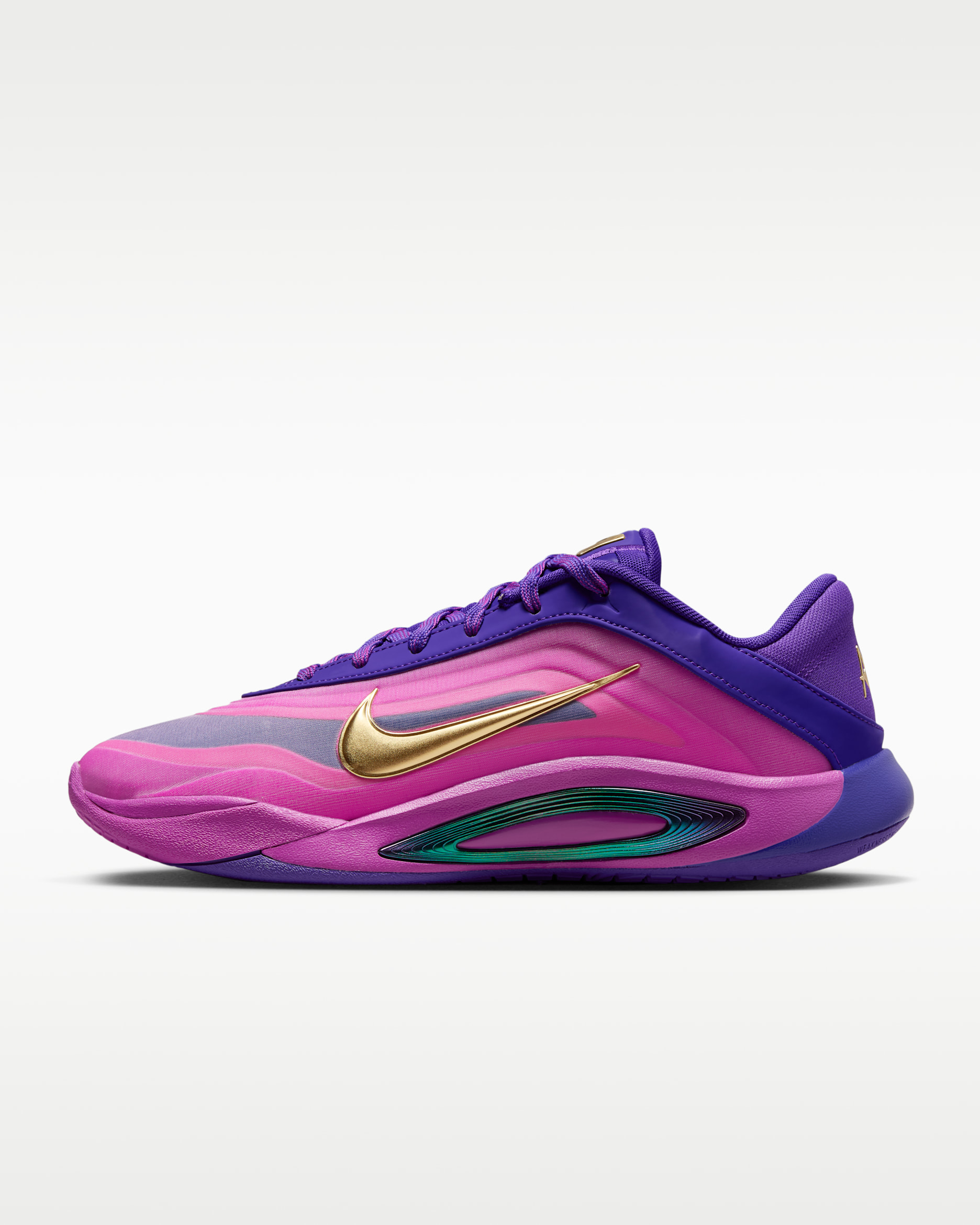 A'One 'Unapologetic' EP A'ja Wilson Basketball Shoes - Fierce Purple/Hyper Violet/Hyper Magenta/Metallic Gold